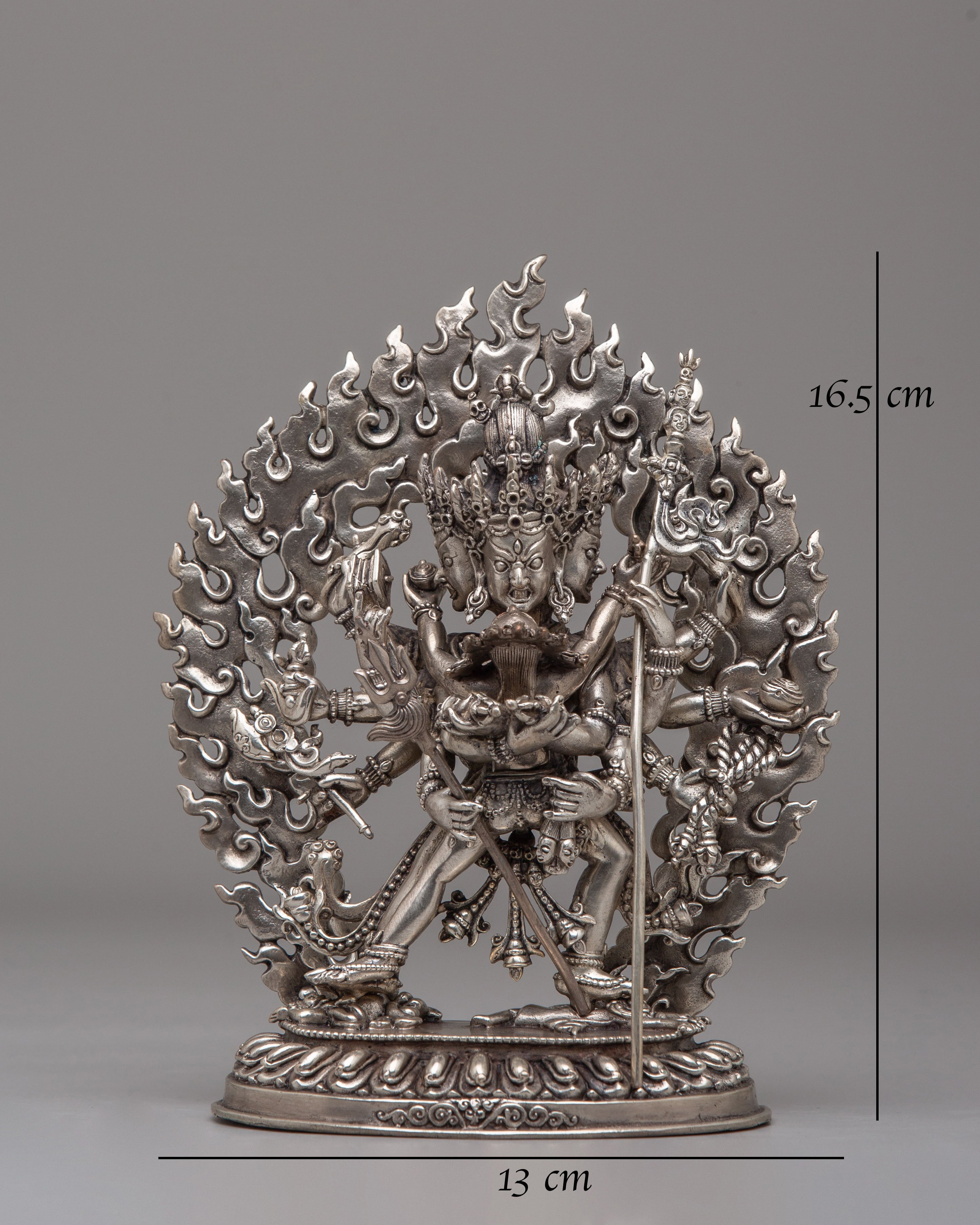 Vajrayana Chakrasamvara With Consort Statue | Tibetan Buddhist Art