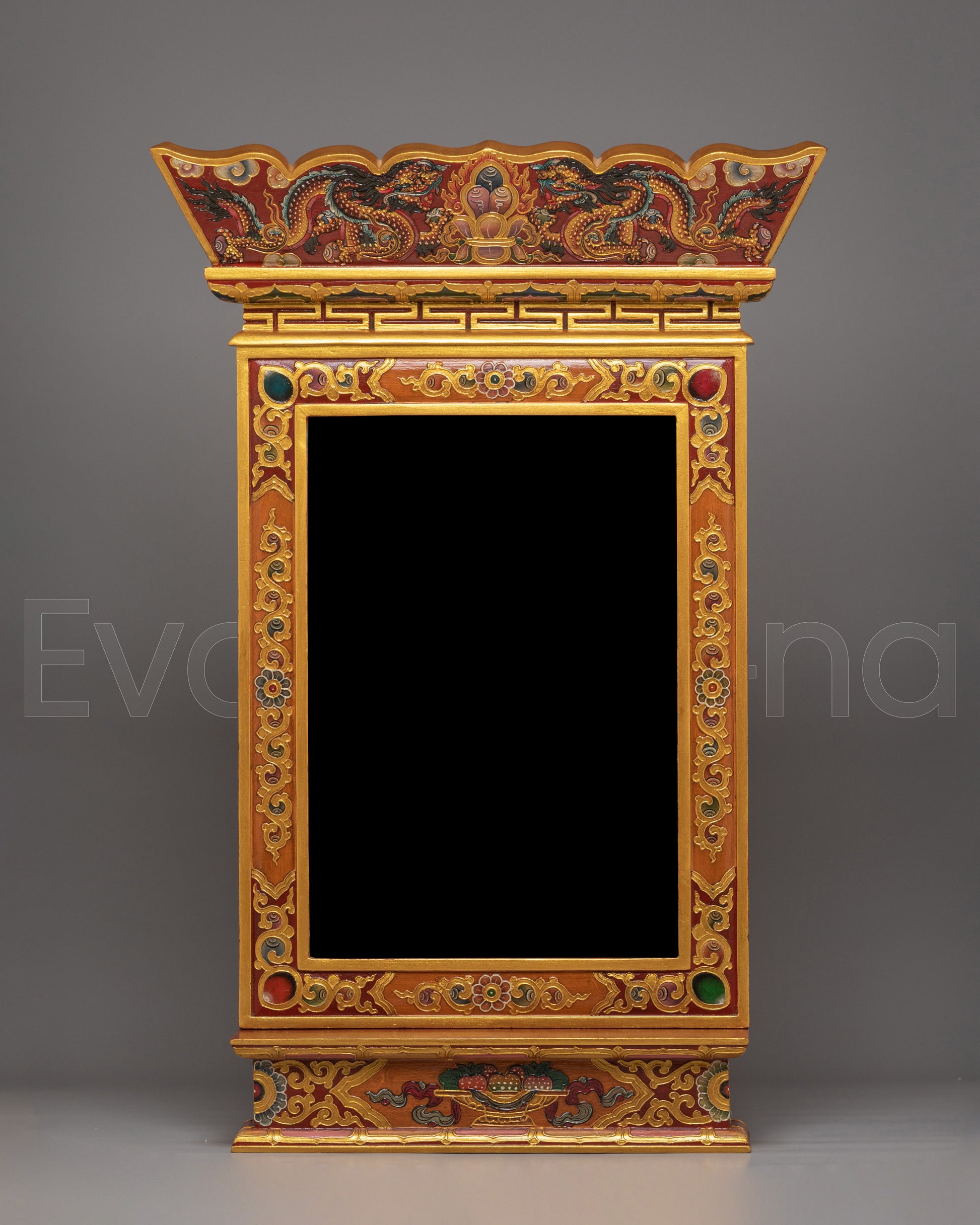 Handcrafted Dragon Motif Photo Frame