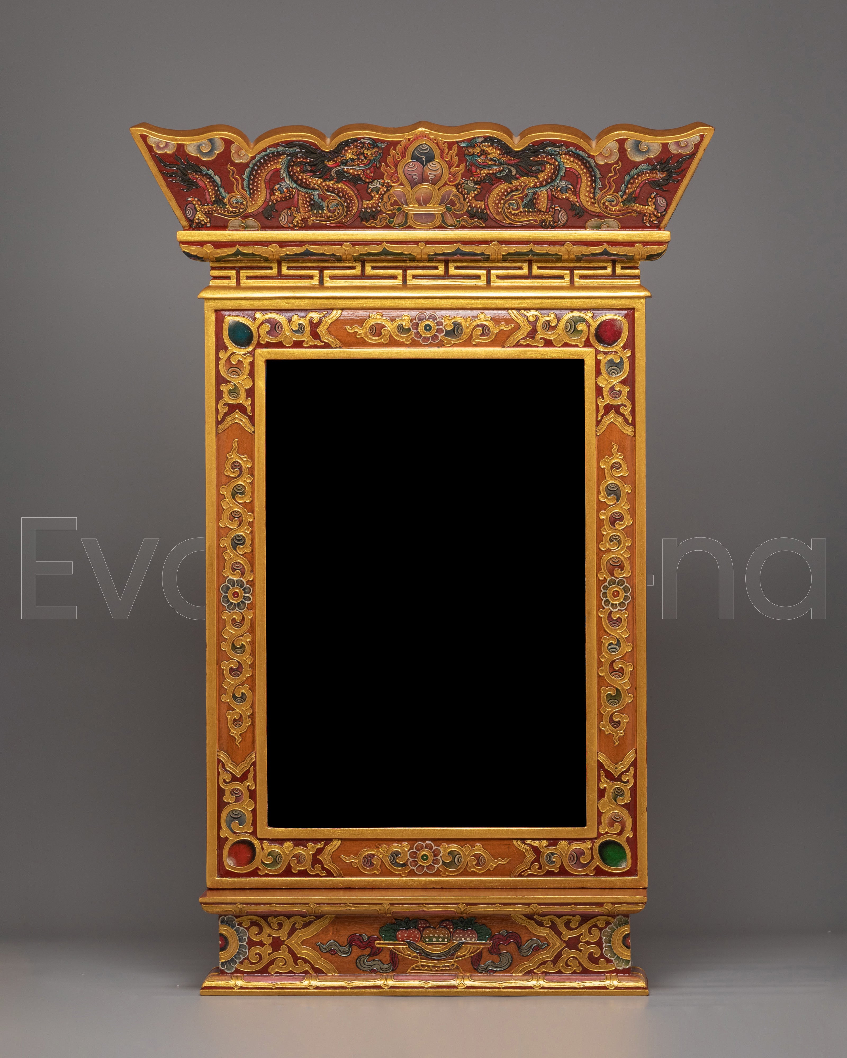 Handcrafted Dragon Motif Photo Frame