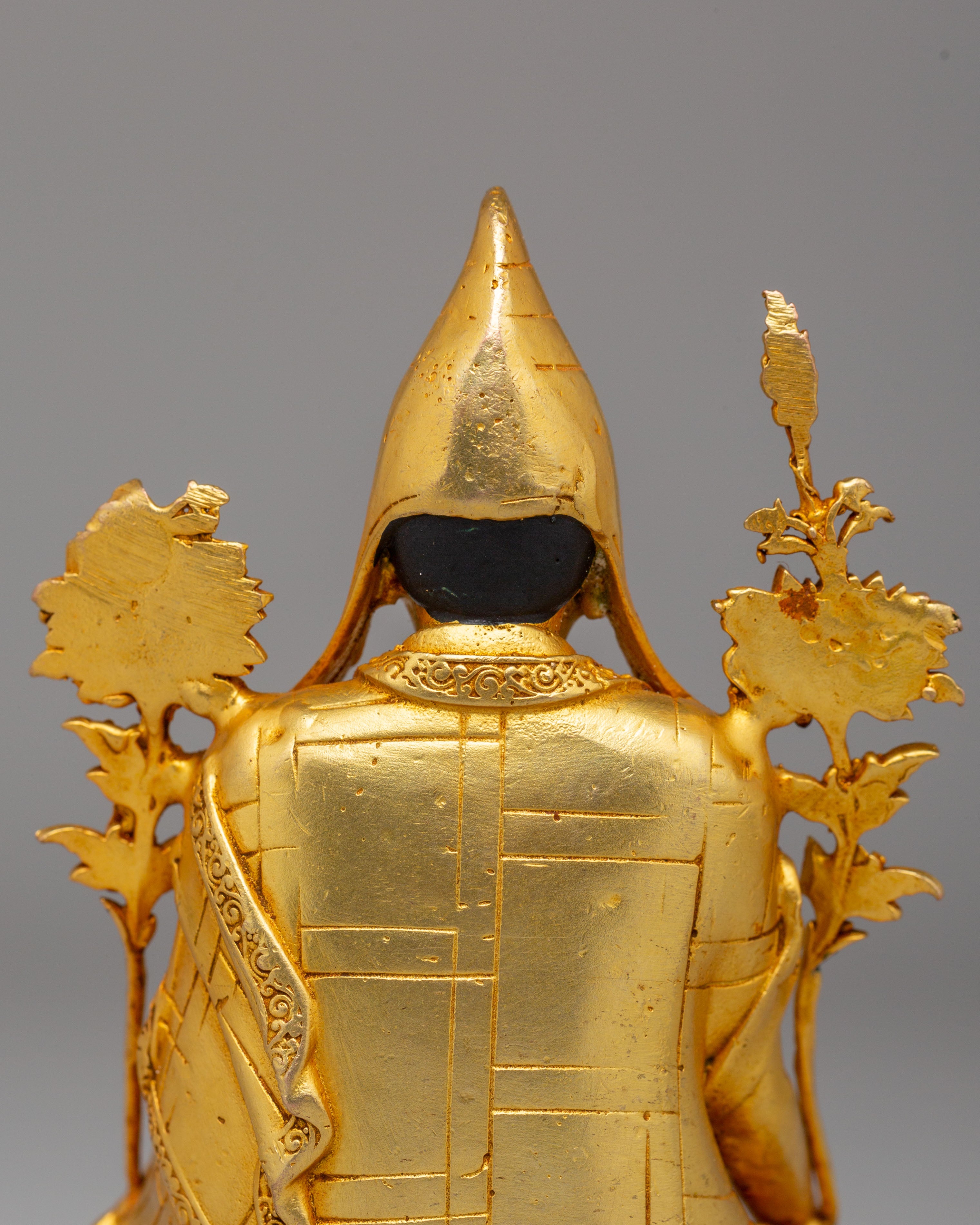 Tibetan Longchenpa Statue | Sacred Buddhist Altar Sculpture