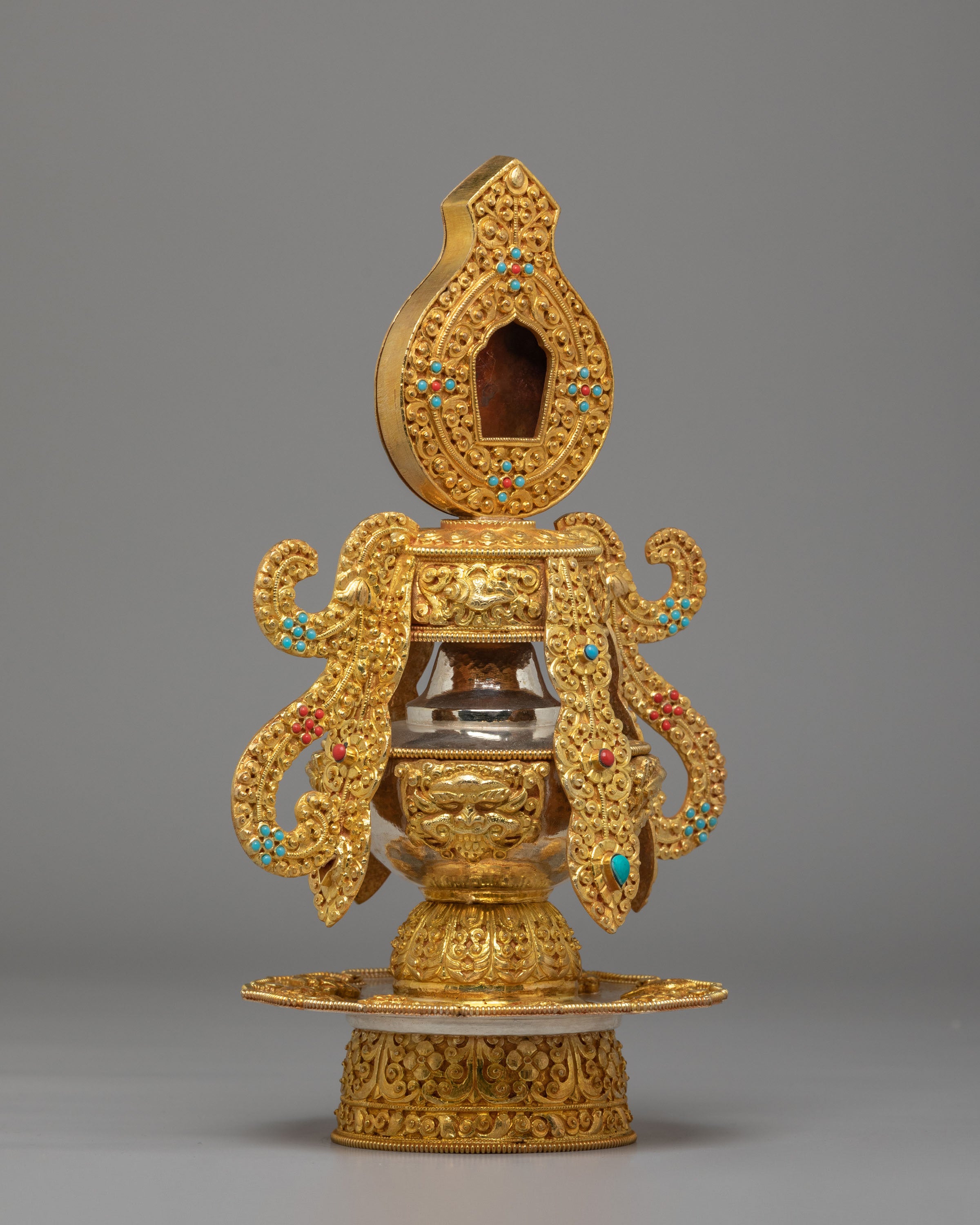Handcrafted Longlife Vase for Altar | Tibetan Ritual Decor