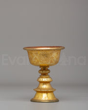 Buddhist Butter Lamp Offering Bowl 