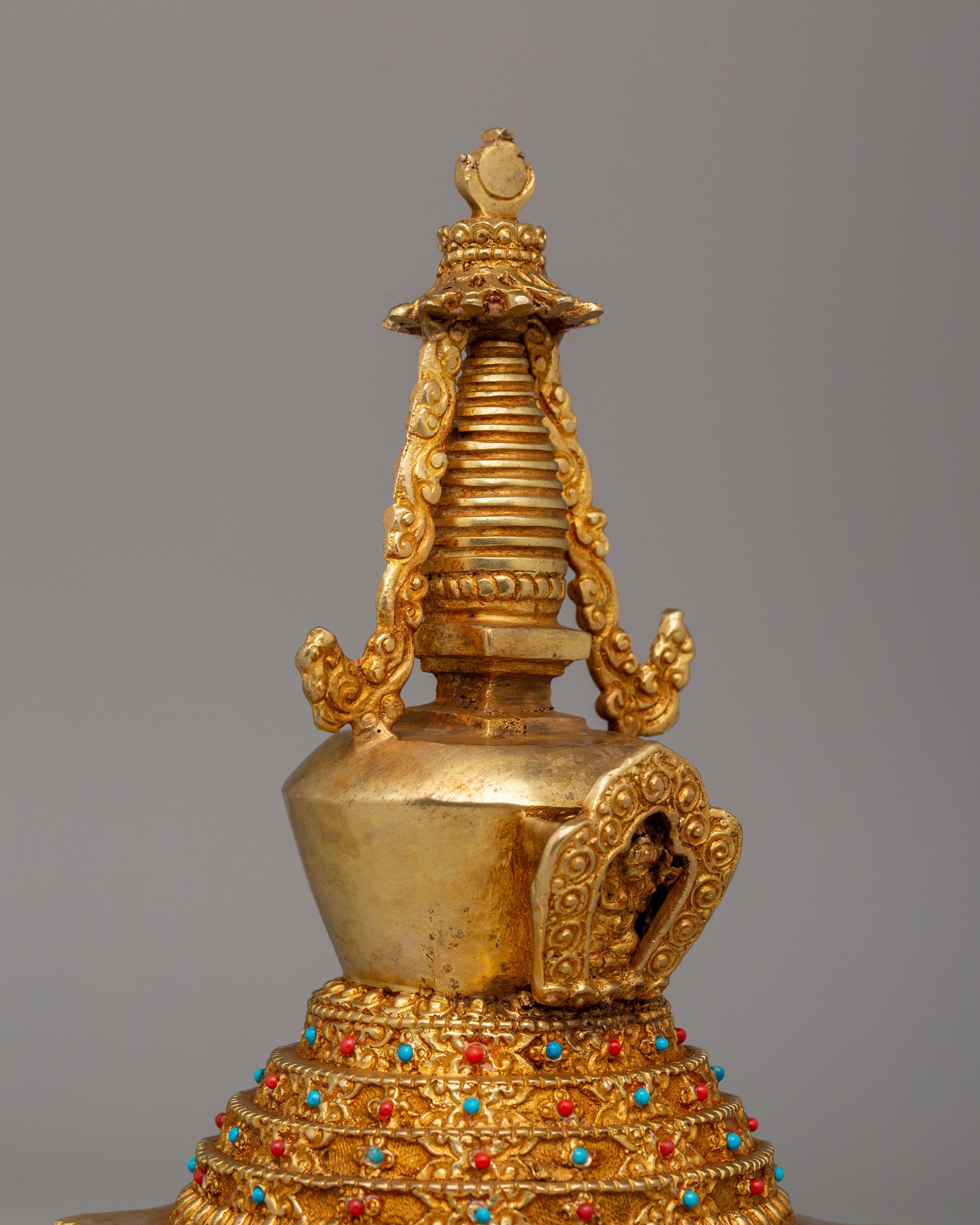 Ritual Altar Lotus Blossom Stupa | Symbol of Enlightenment