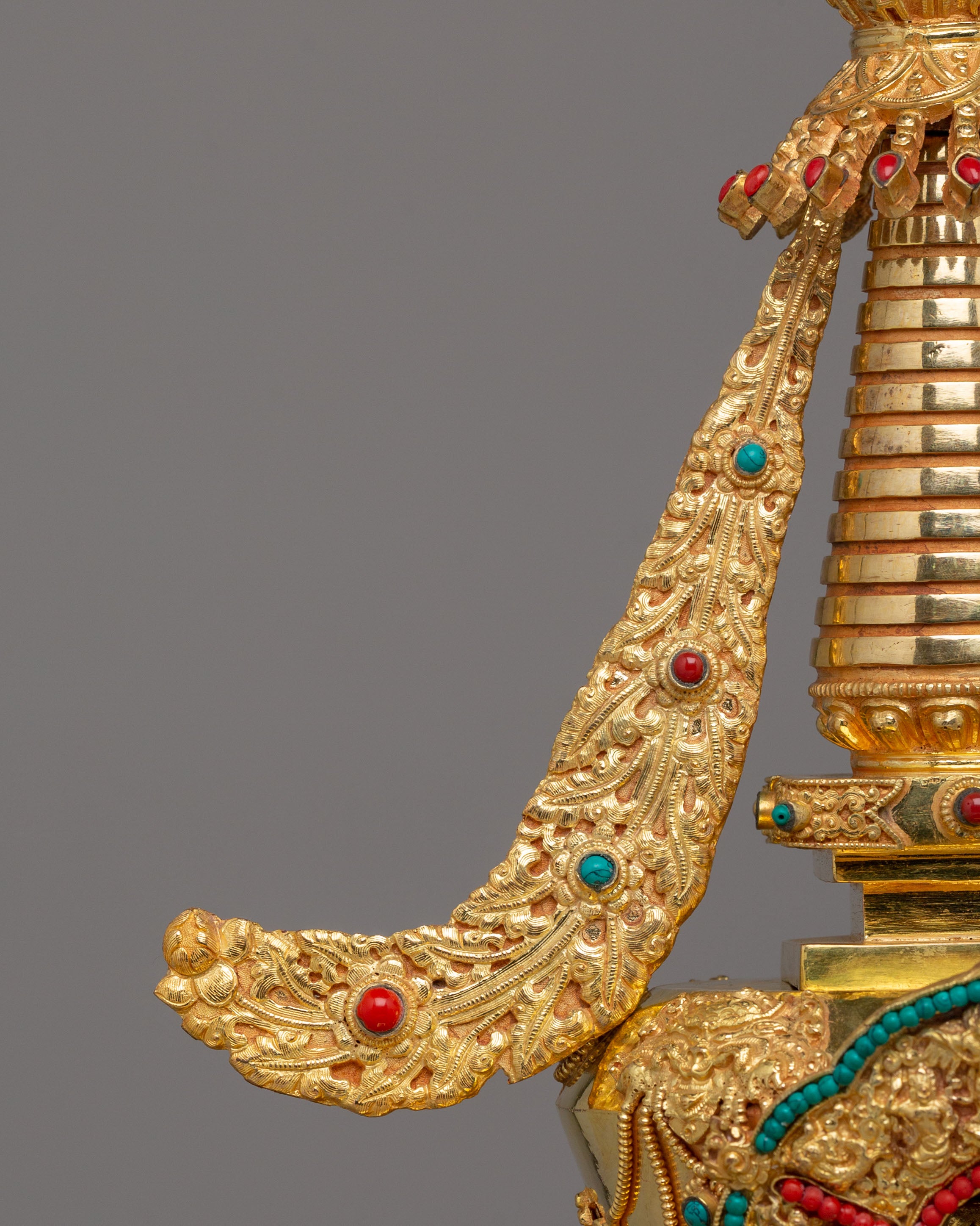 Handcrafted Ritual Enlightenment Stupa | Symbol of Peace & Spiritual Growth