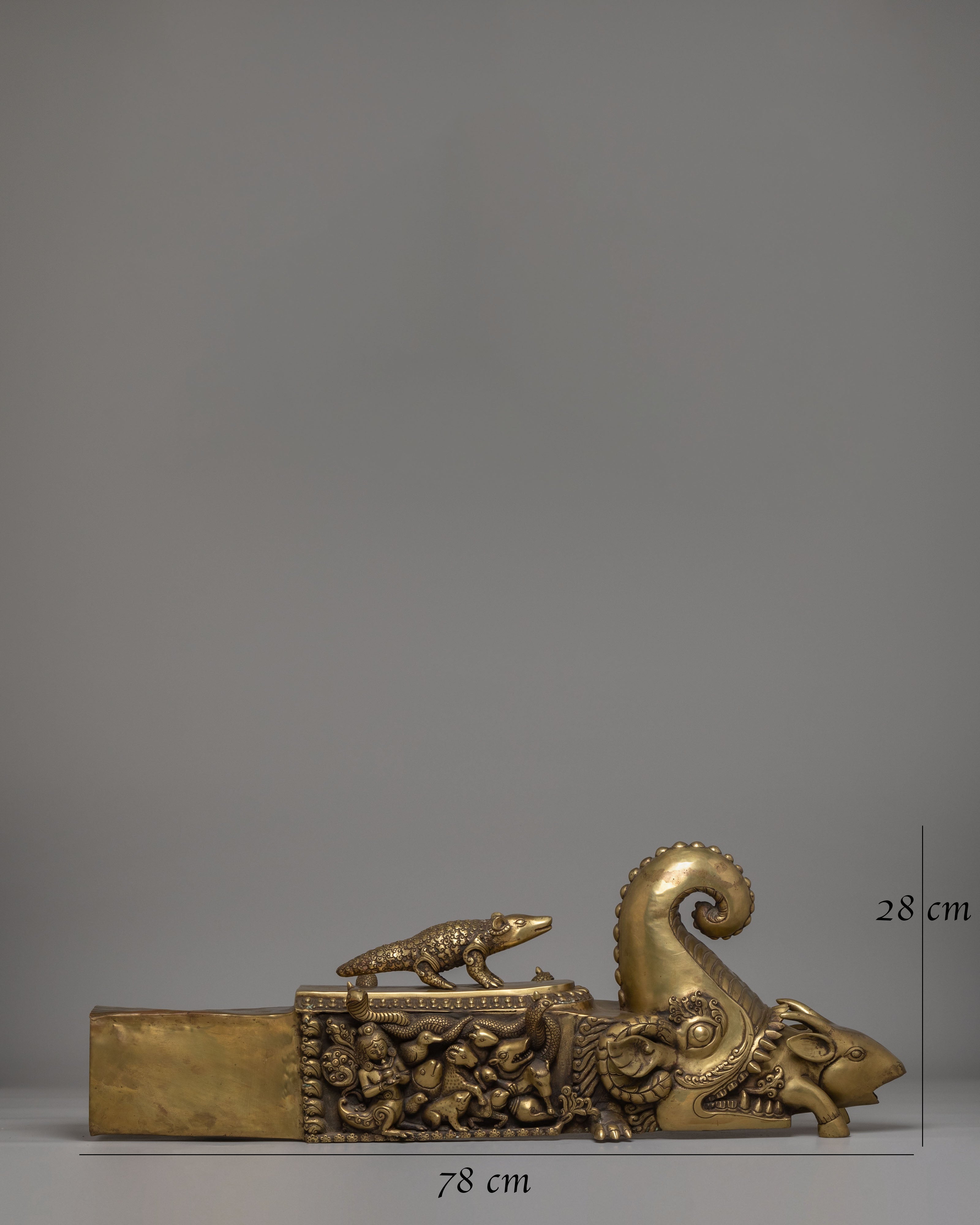 Handcrafted Himalayan Ritual Dhara | Sacred Vessel for Water Offerings