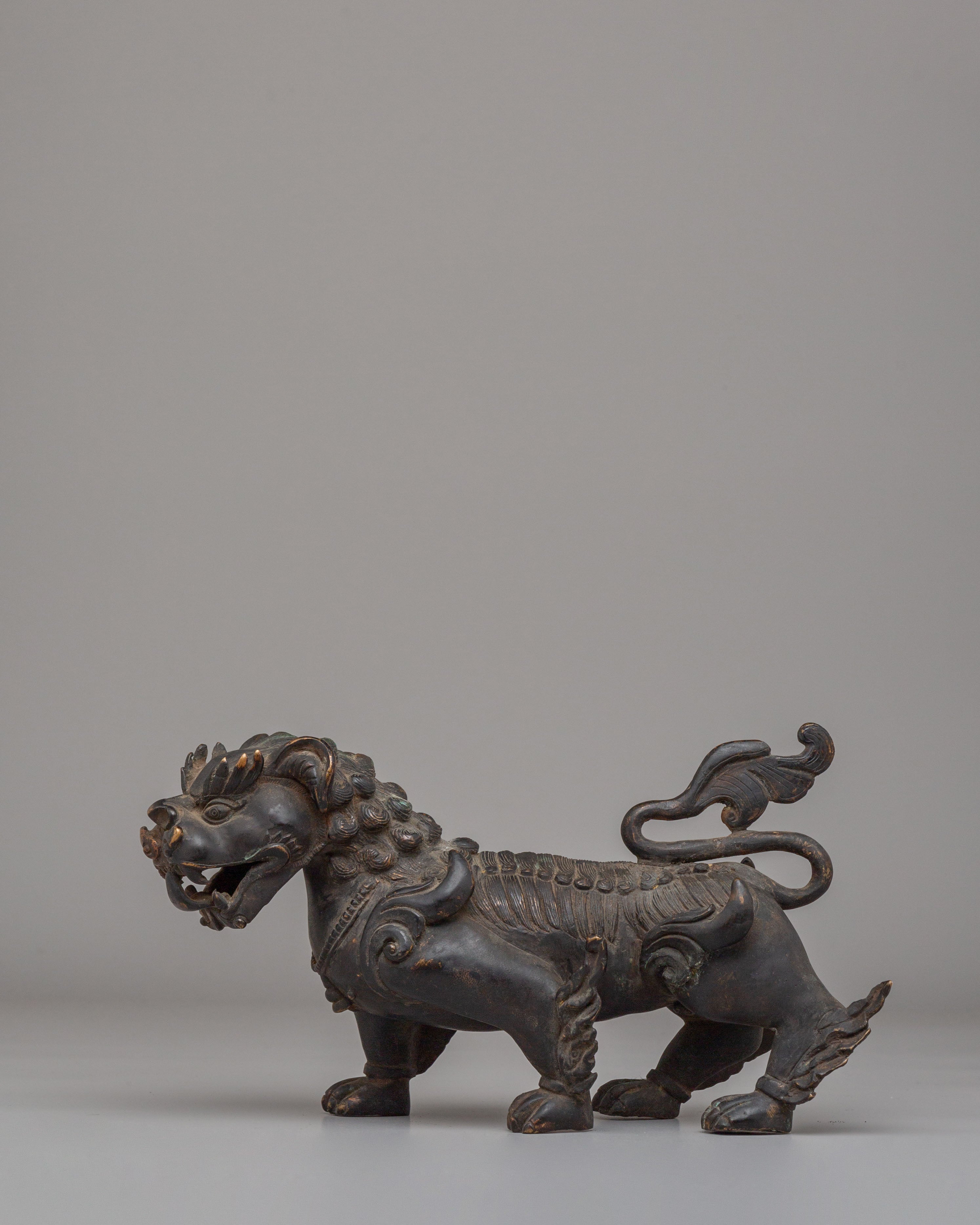 Buddhist Guardian Lion Pair | Symbol of Strength & Protection