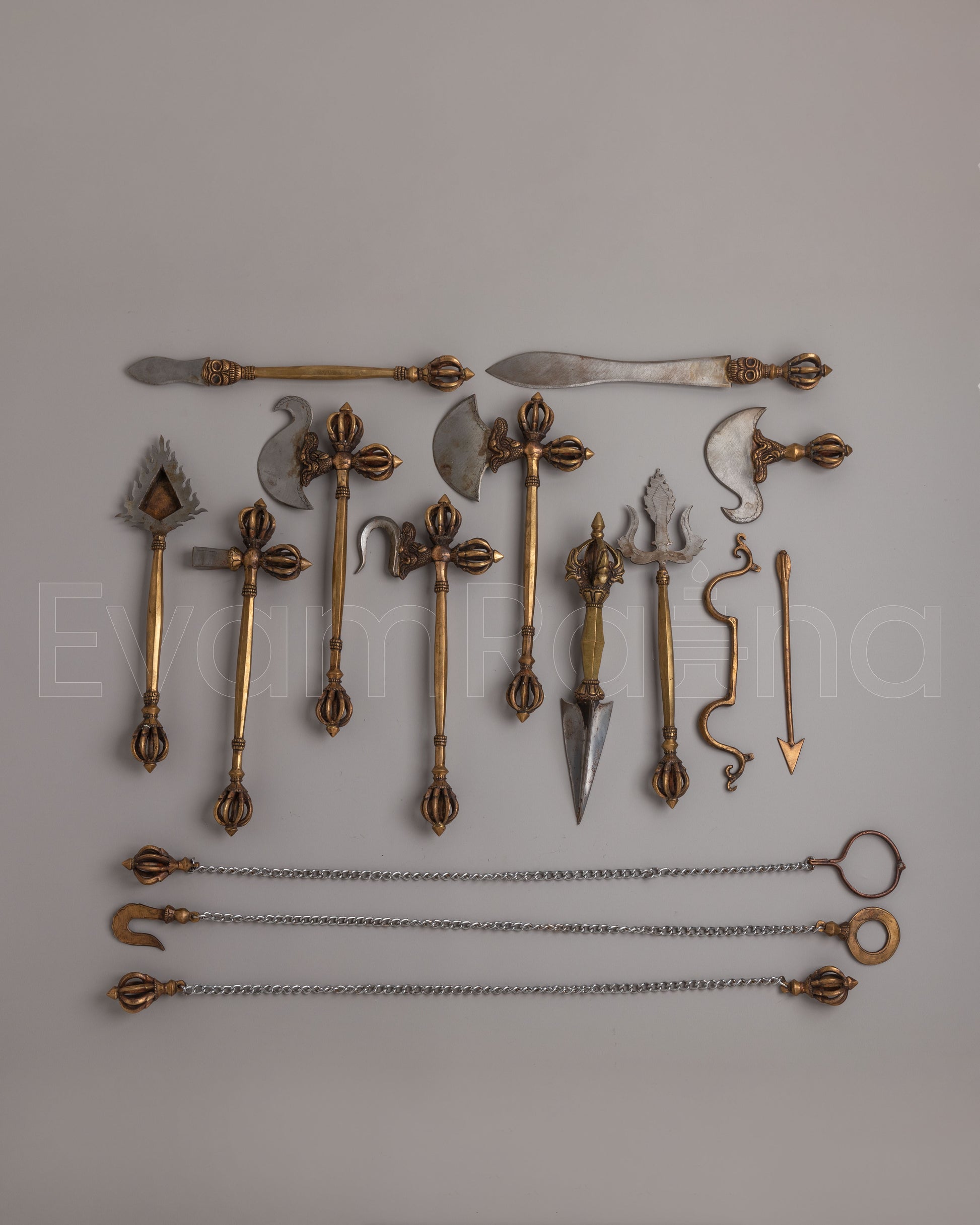 Tibetan Ritual Items Set 