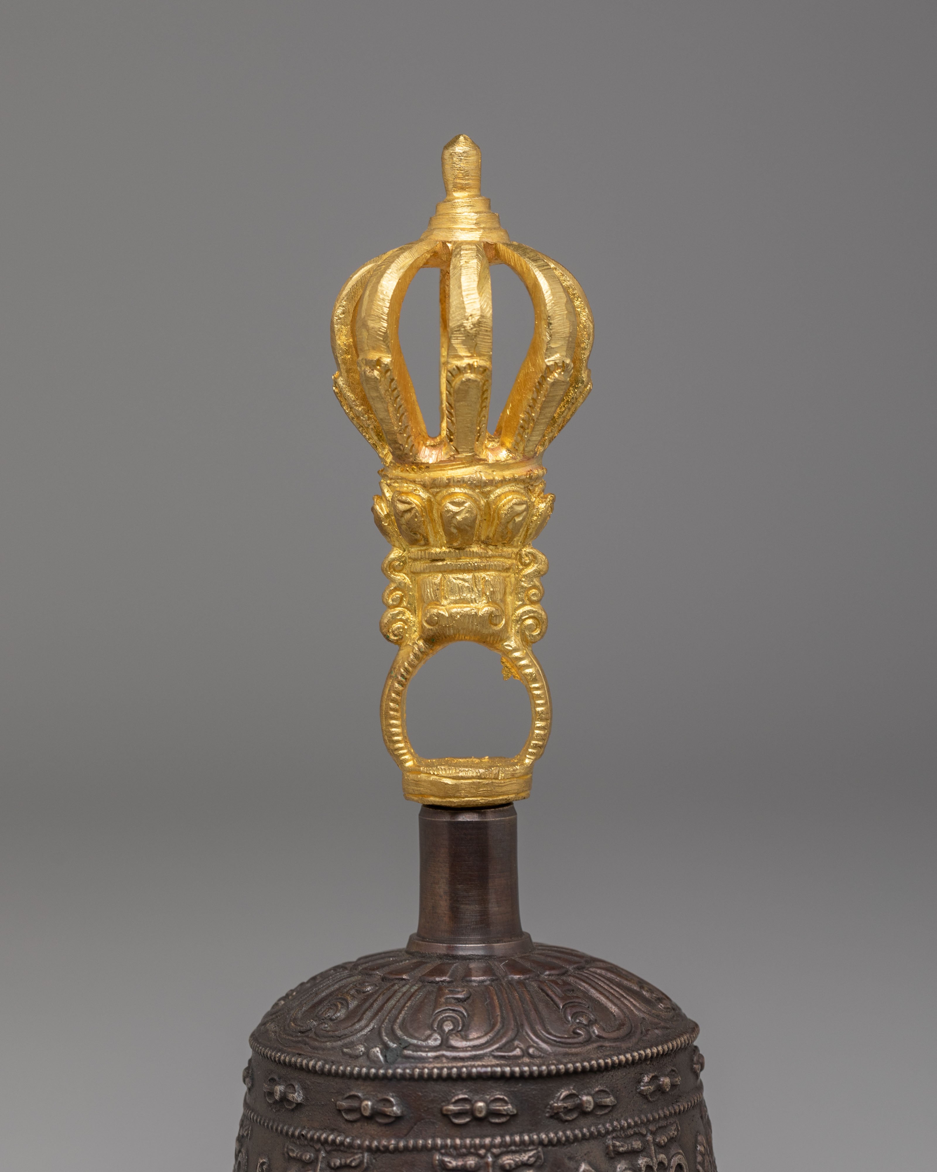 Buddhist Ceremonial Vajra and Bell | Spiritual Ritual Tools for Meditation