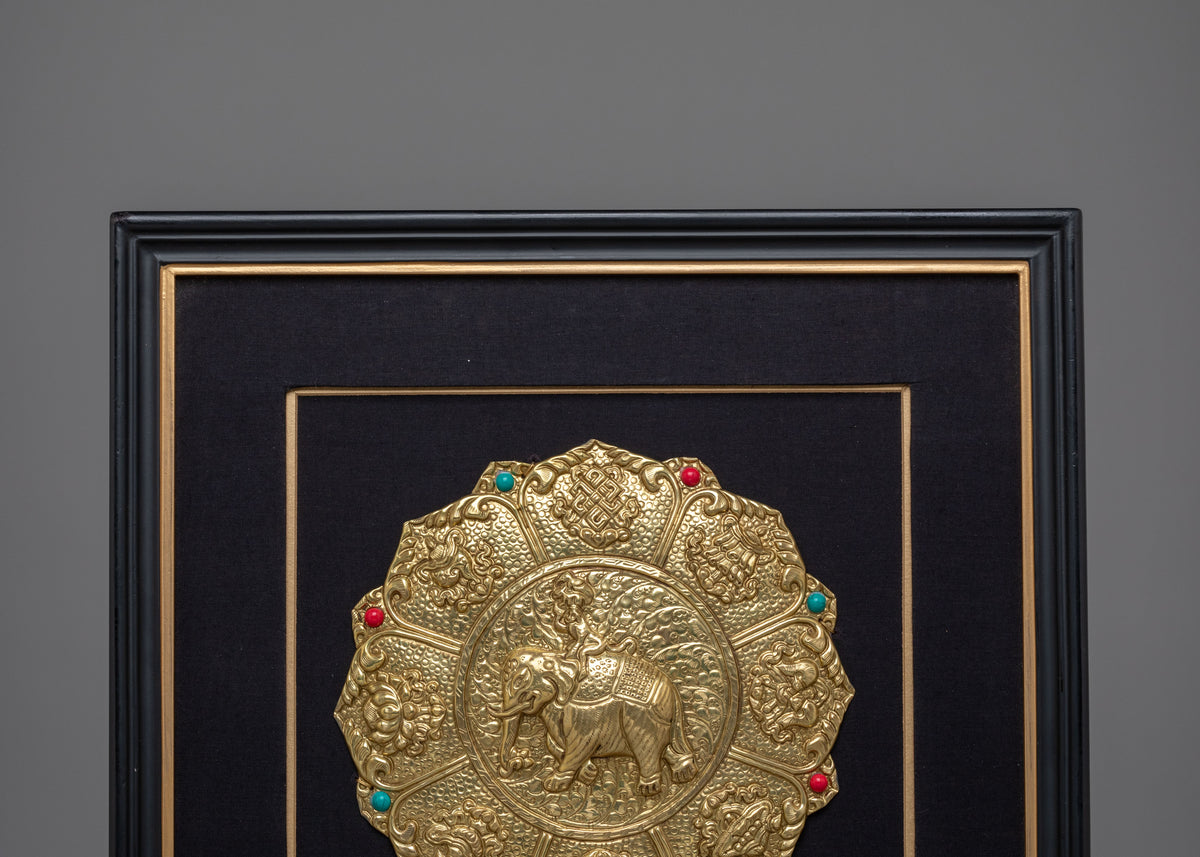Buddhist Sacred Symbol Wall Hanging | Spiritual Home Decor