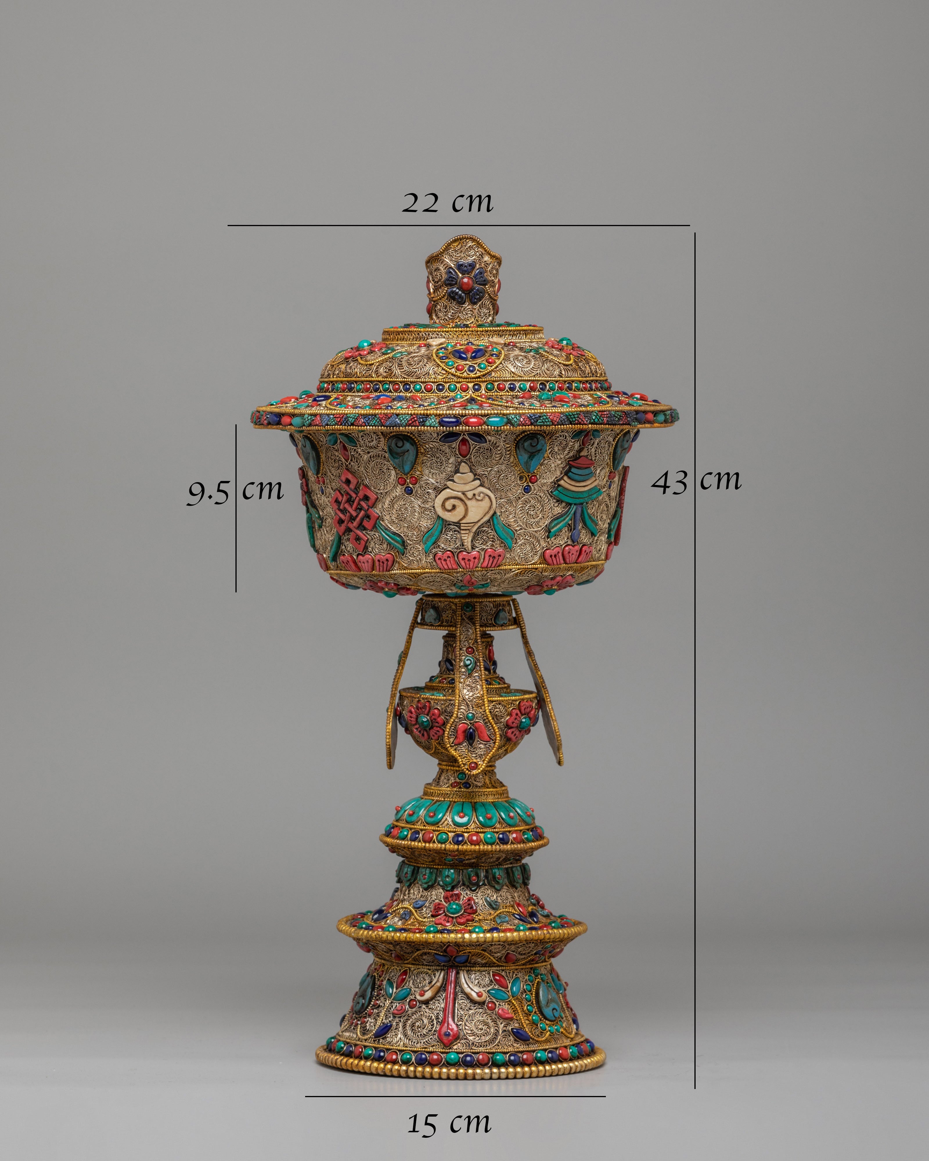 Vajrayana Ritual Butter Lamp | Sacred Symbol of Light and Wisdom