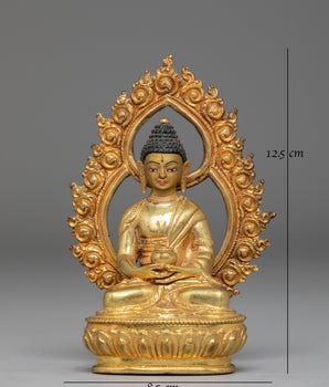 Copper Statue of Amitabha Buddha | Symbol of Infinite Light