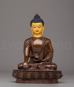 Handcrafted Sculpture of Buddha Shakyamuni
