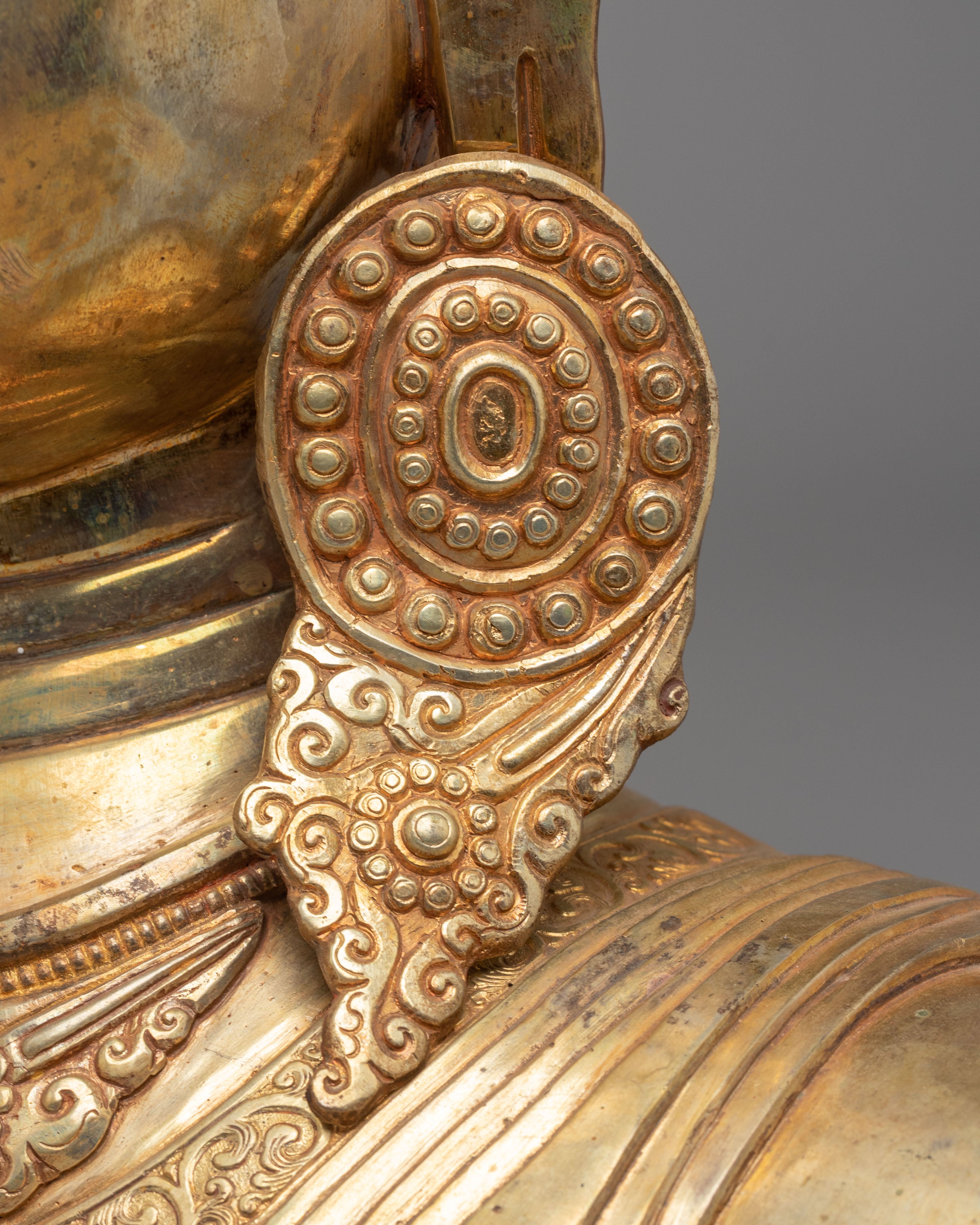 Crowned Buddha Head Altar Decor | Spiritual Decor
