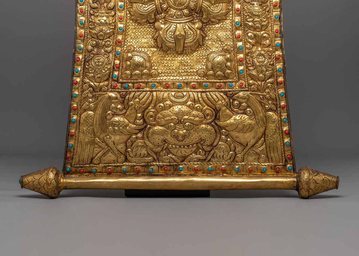 Buddhist Bishwo Vajra Wall Hanging | Tibetan Dorje Wall Art