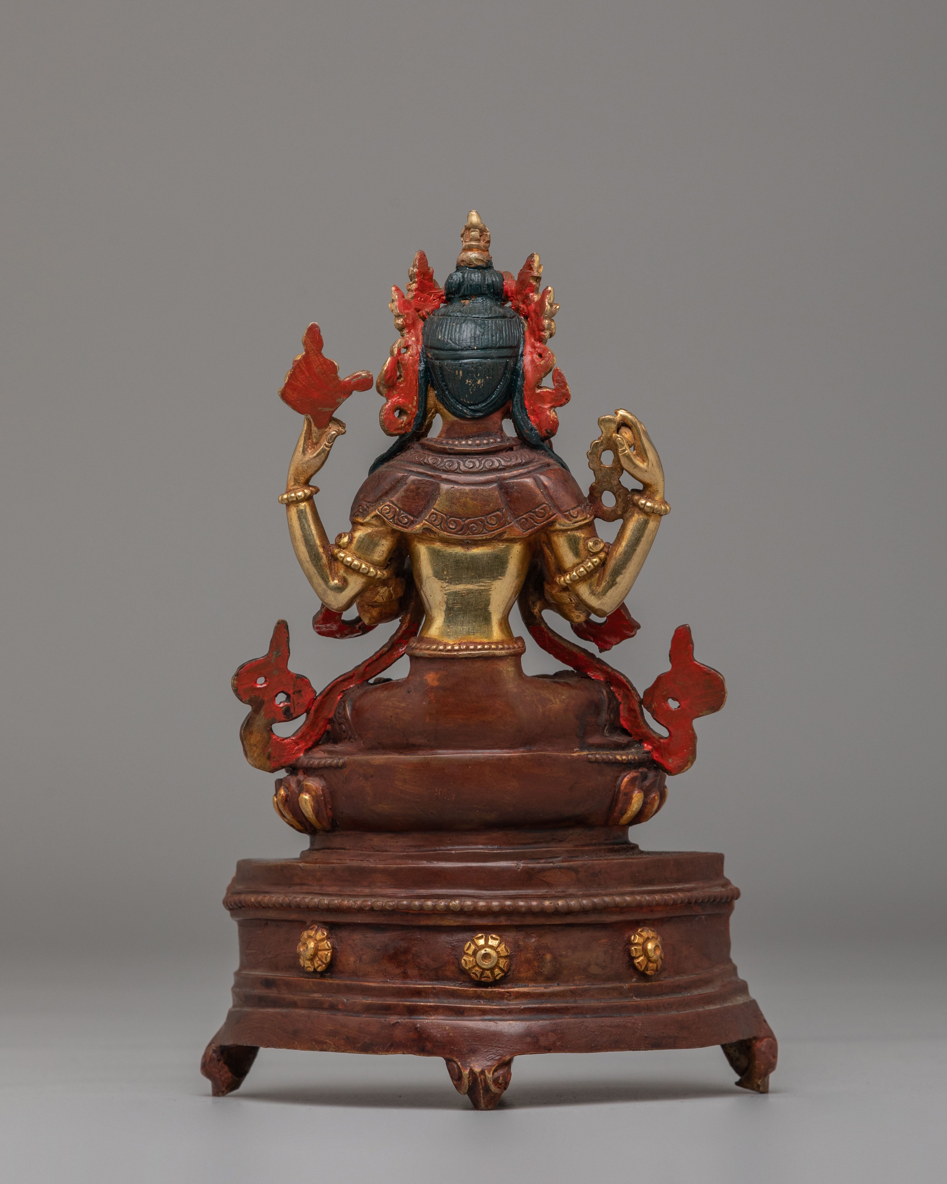 Handcrafted Chenrezig Sculpture | Compassionate Bodhisattva Statue
