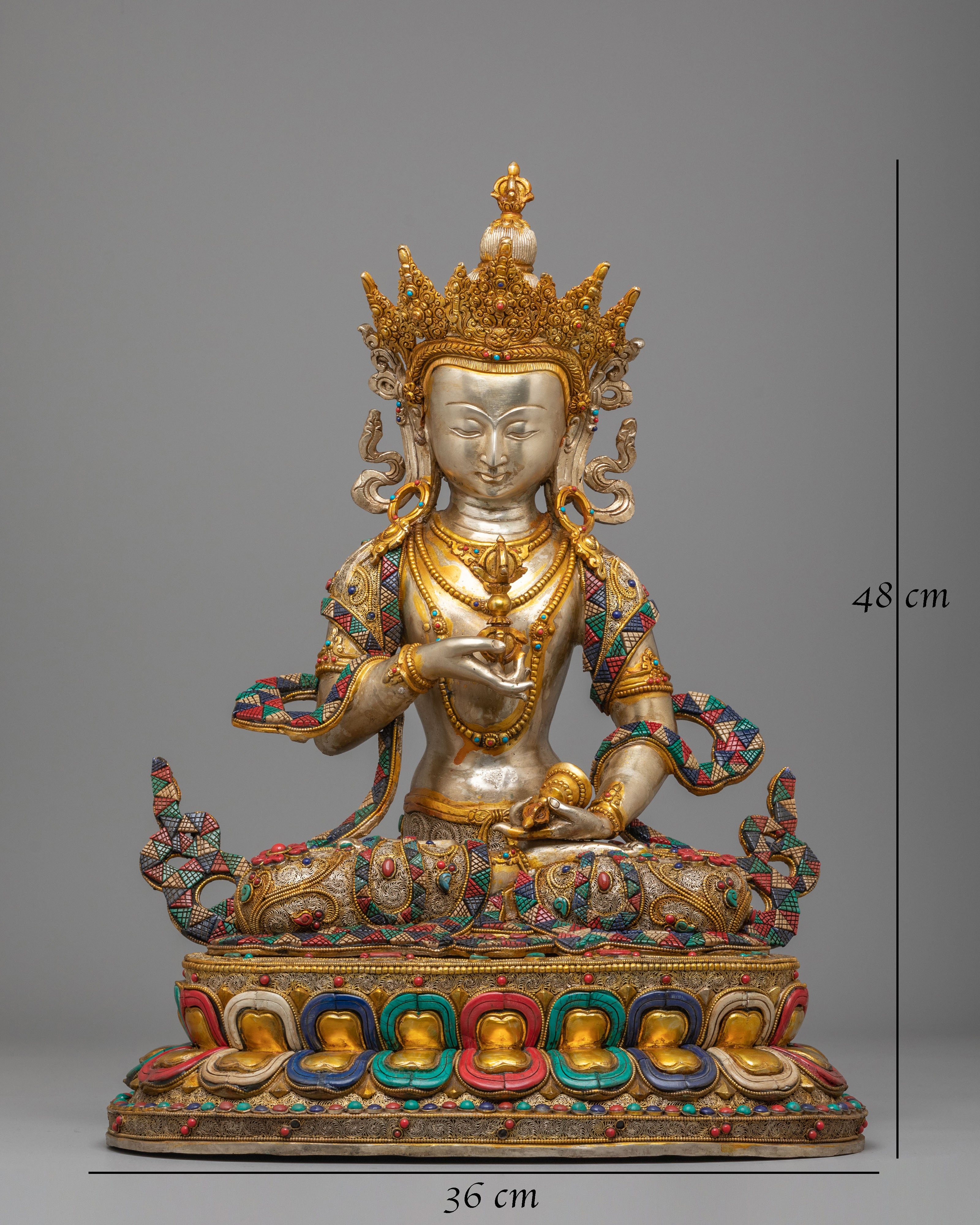 Vajrasattva Buddhist Sculpture | Tibetan Purification Deity