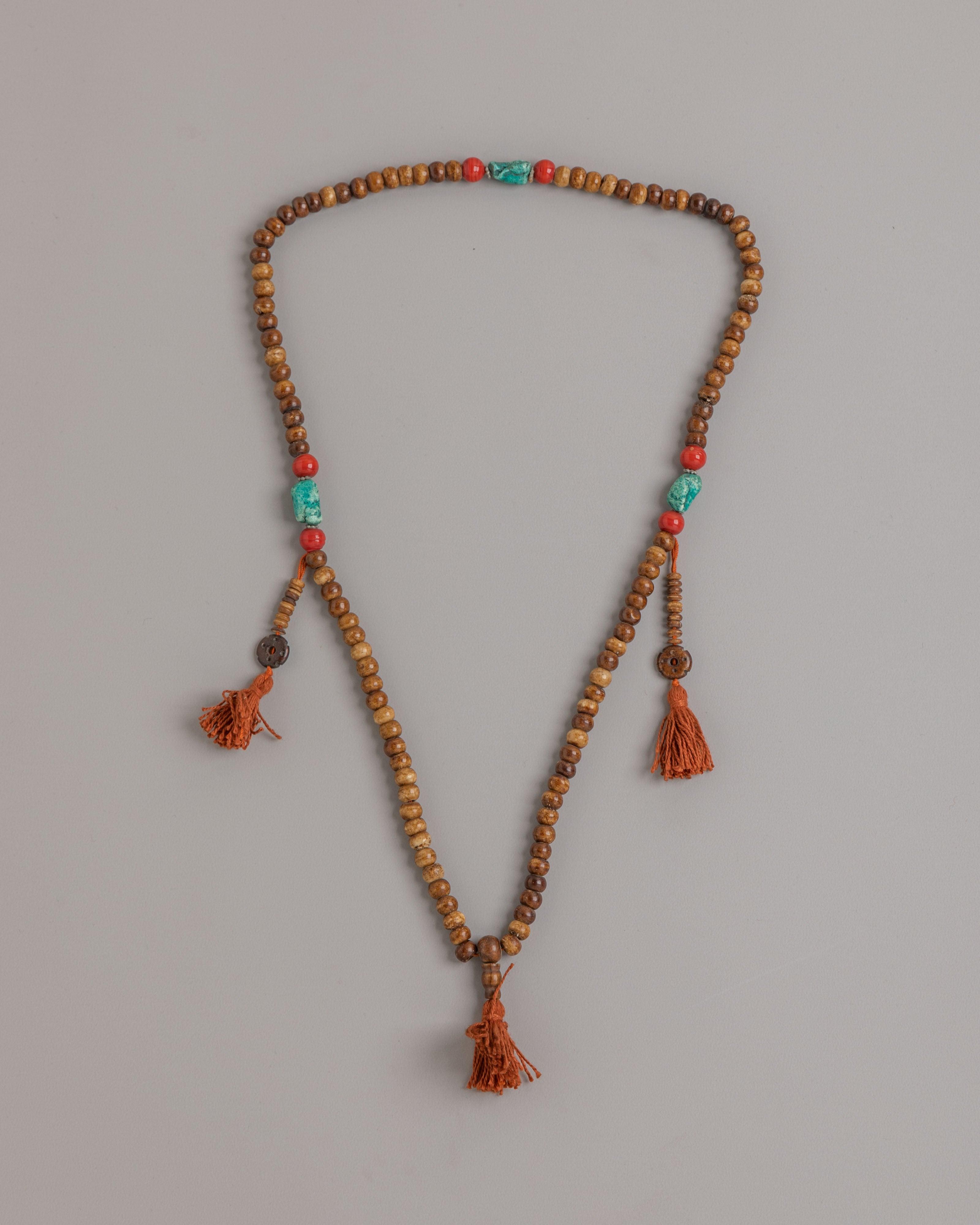 Spiritual Tibetan Mala Beads | Handmade Prayer Beads for Meditation