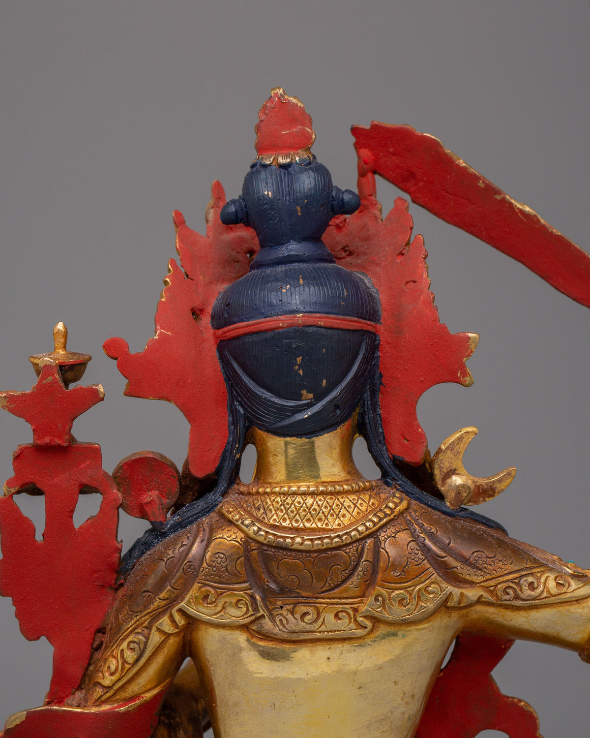 Handmade Manjushri Deity Statue | Bodhisattva of Wisdom