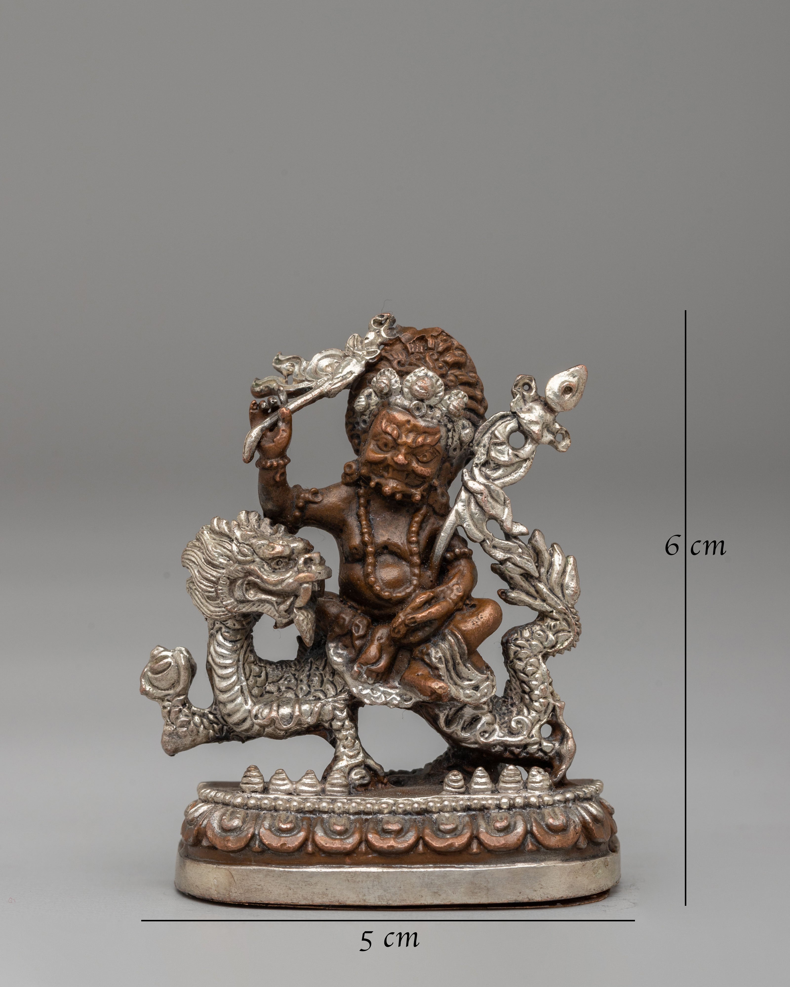 White Dzambhala Deity Statue | Buddhist Wealth God Sculpture