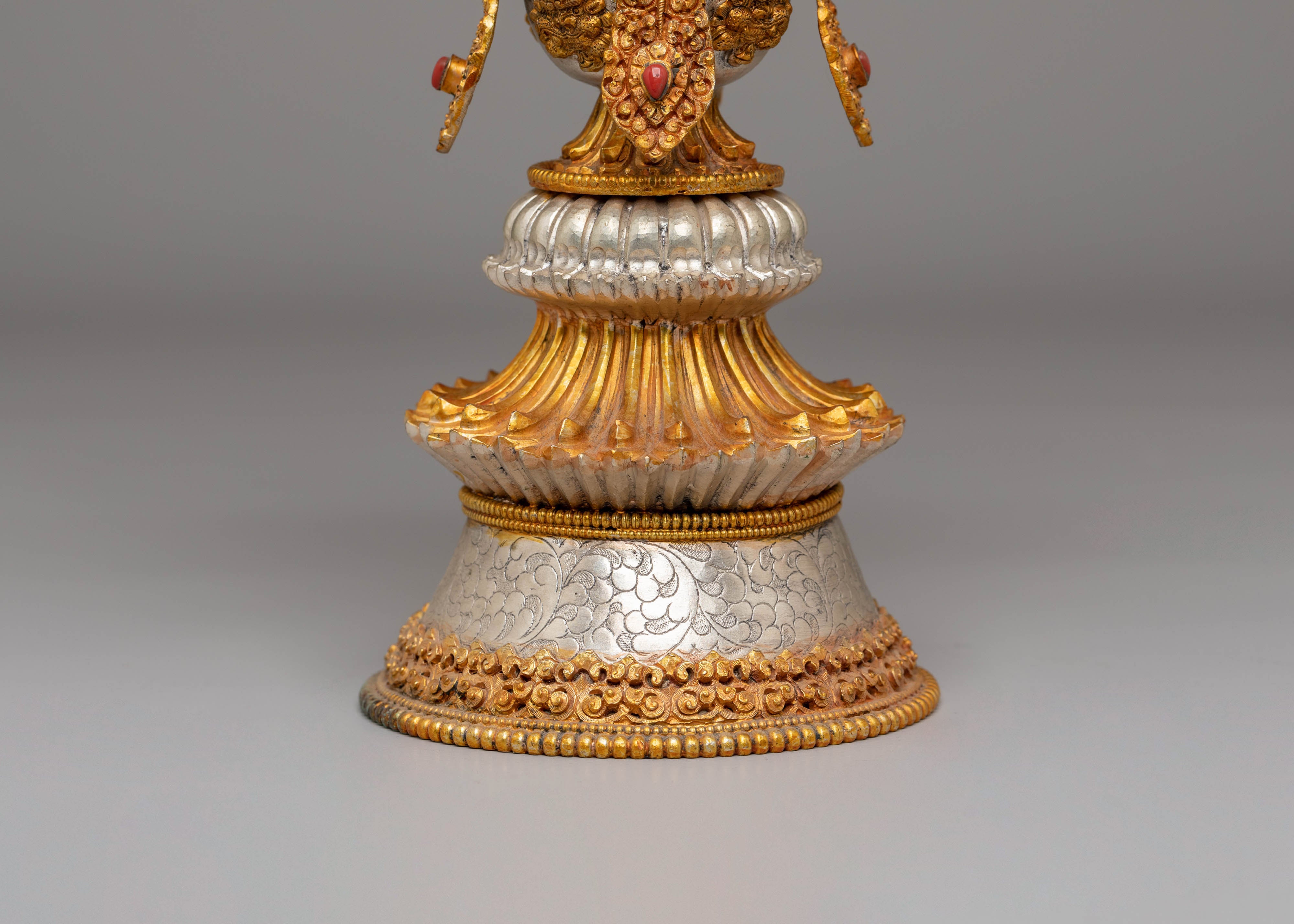 Tibetan Ritual Butter Lamp Set | Offering Lamps for Meditation & Puja