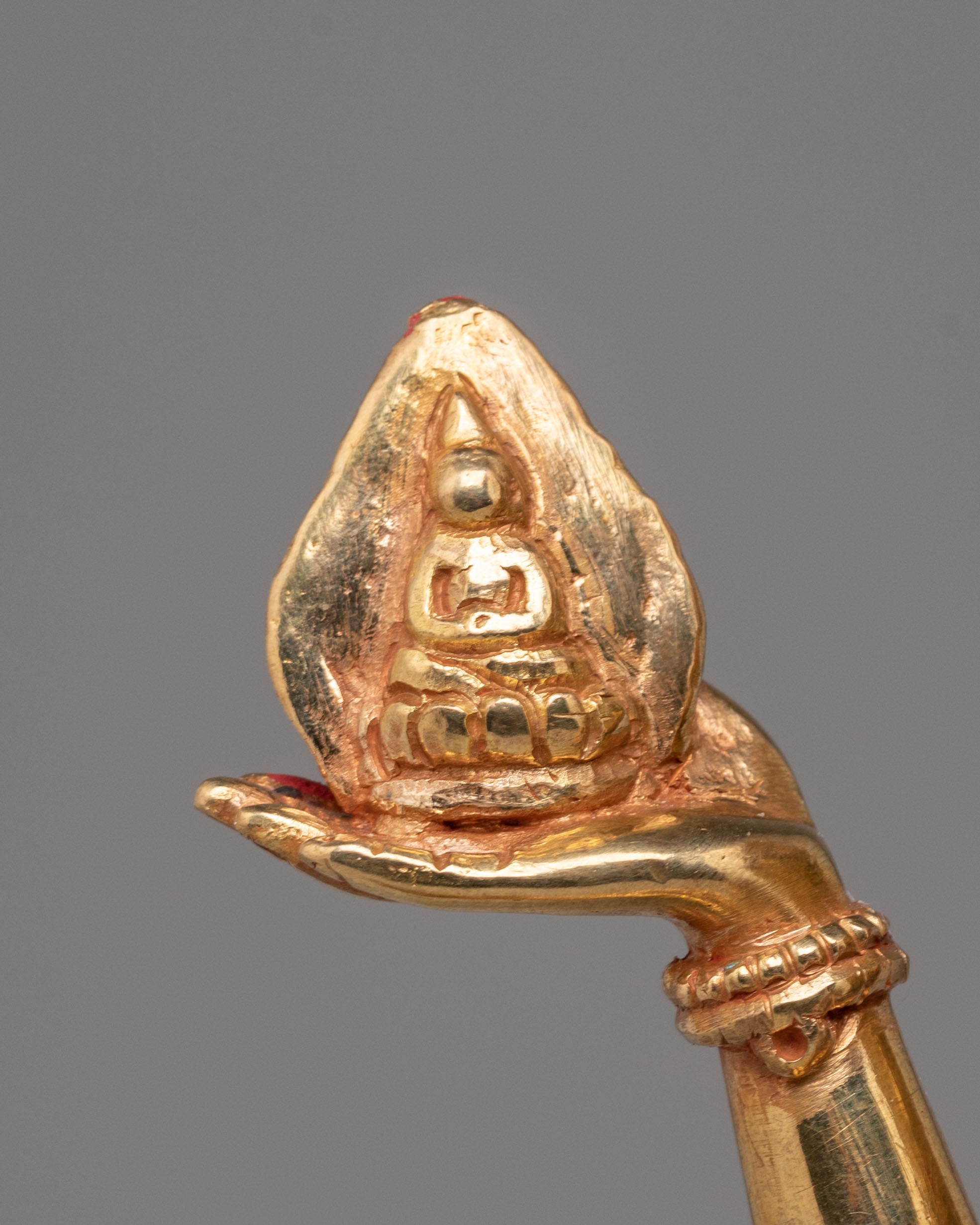 Tibetan Namgyalma Statue | 24K Gold Plated Tibetan Buddhist Sculpture