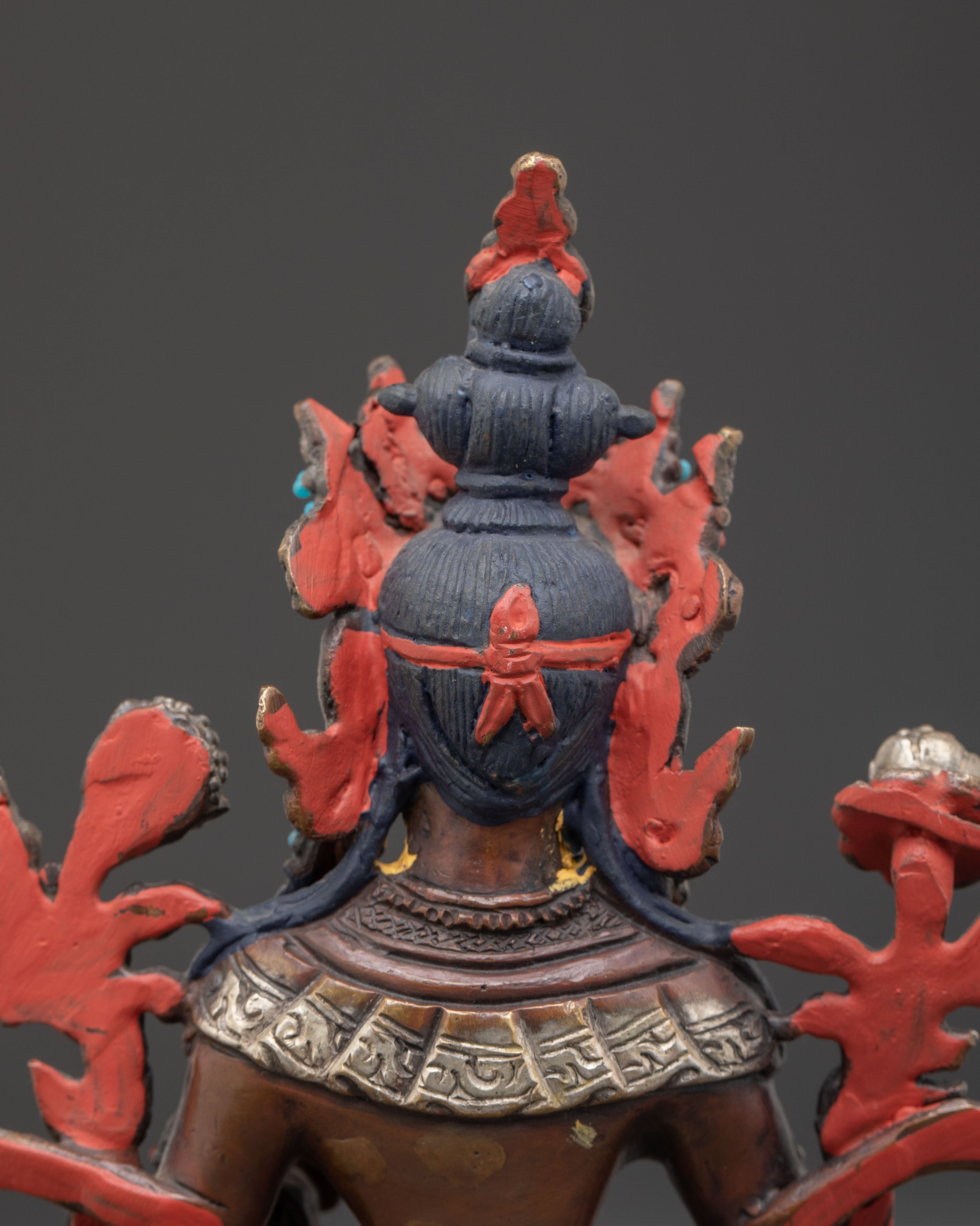 White Tara Protection Deity Statue | Spiritual Decor
