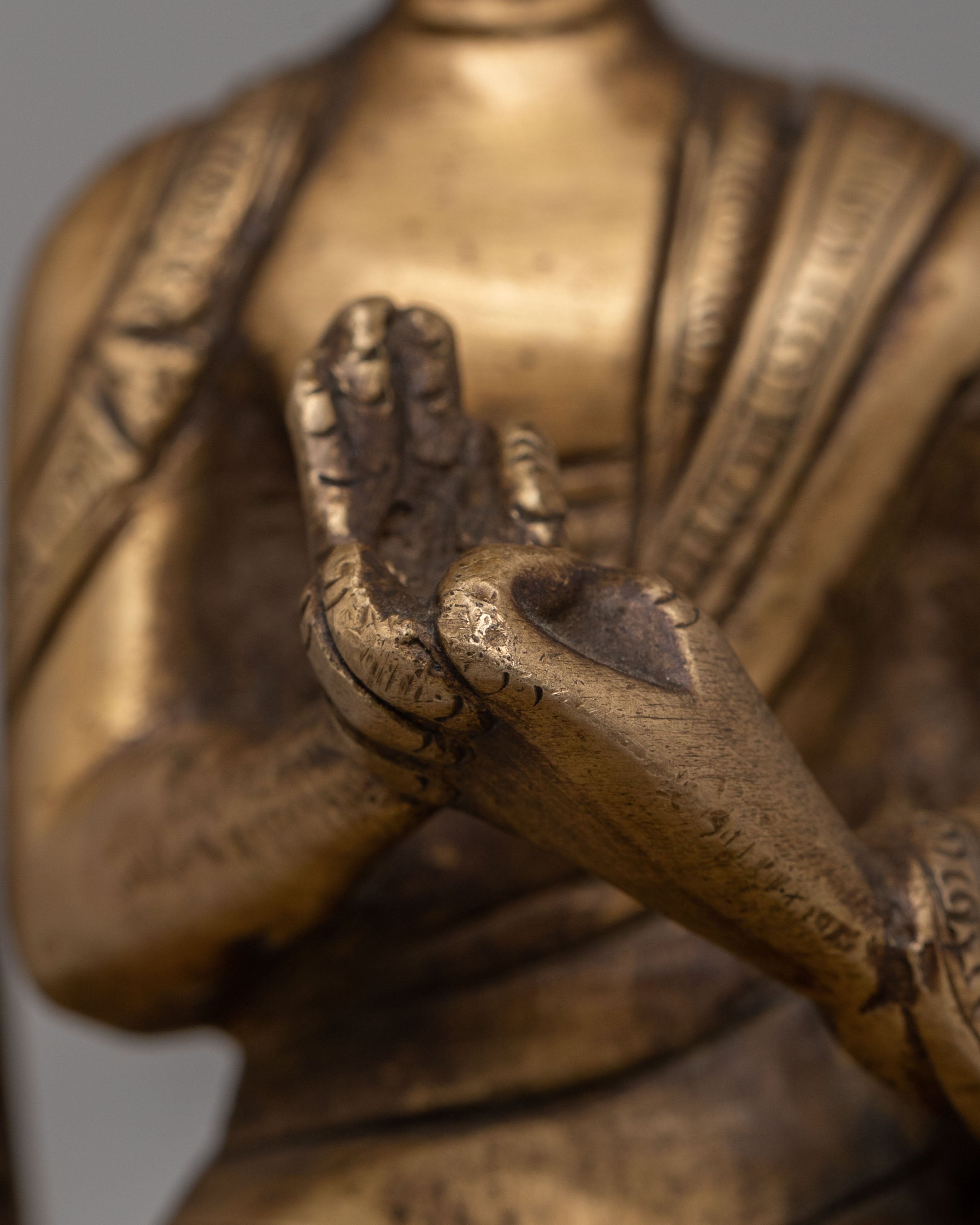 Himalayan Maitreya Buddha Statue | Brass Sculpture