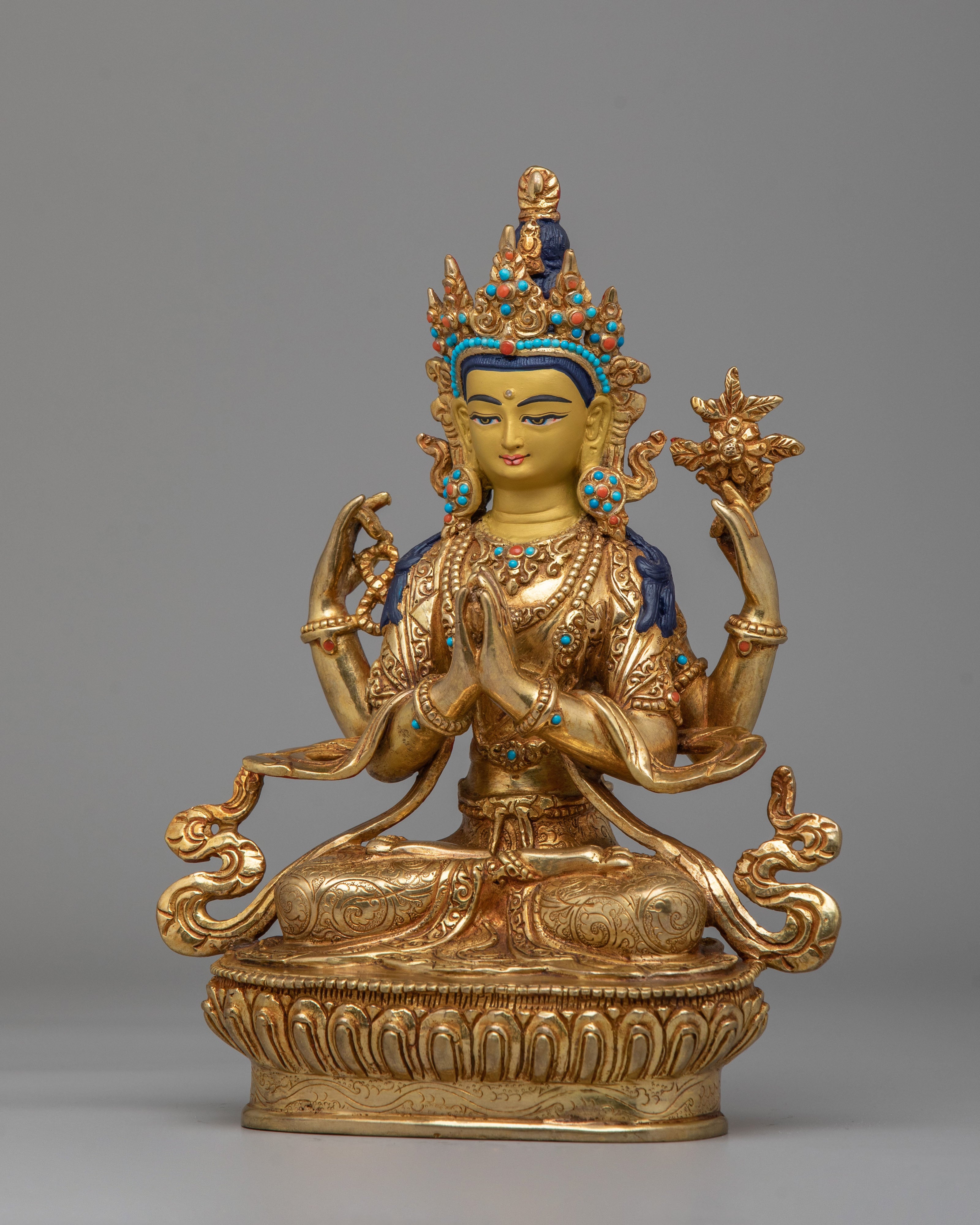 Chenrezig Bodhisattva Deity Statue | Symbol of Compassion