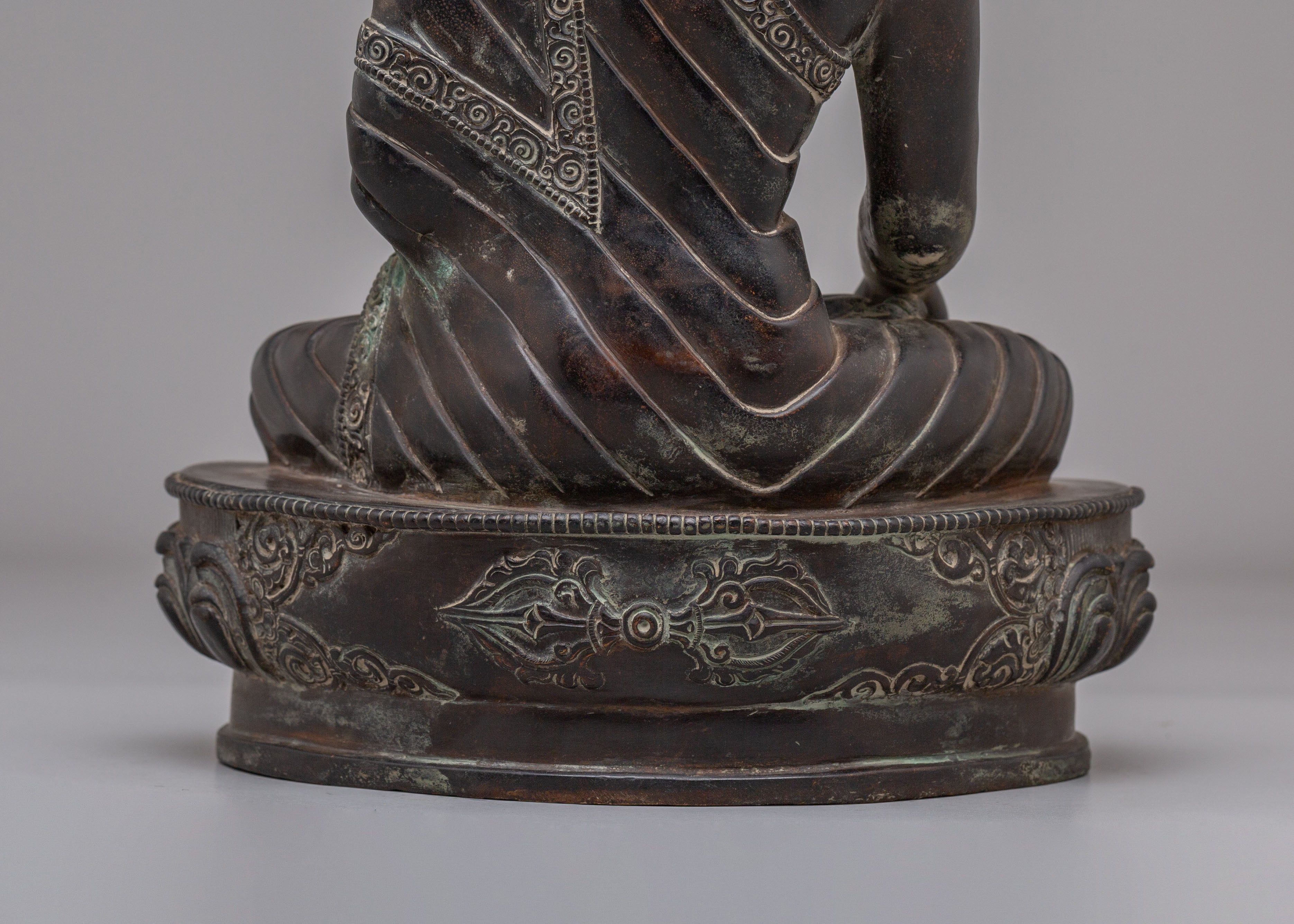 Sage Shakyamuni Buddha Sculpture | Copper Buddhist Sculpture