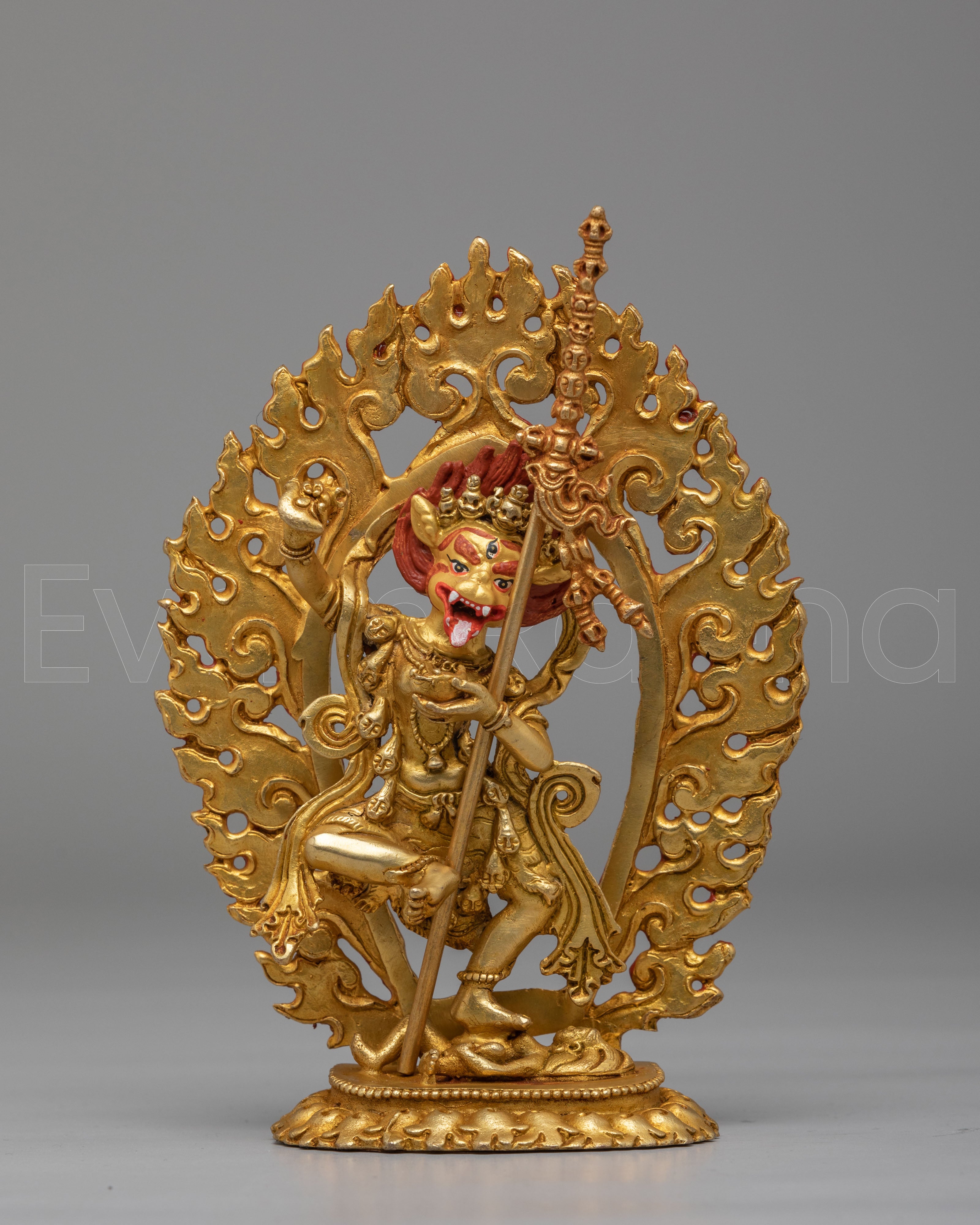 Traditional Altar Simhaumkha Statue 