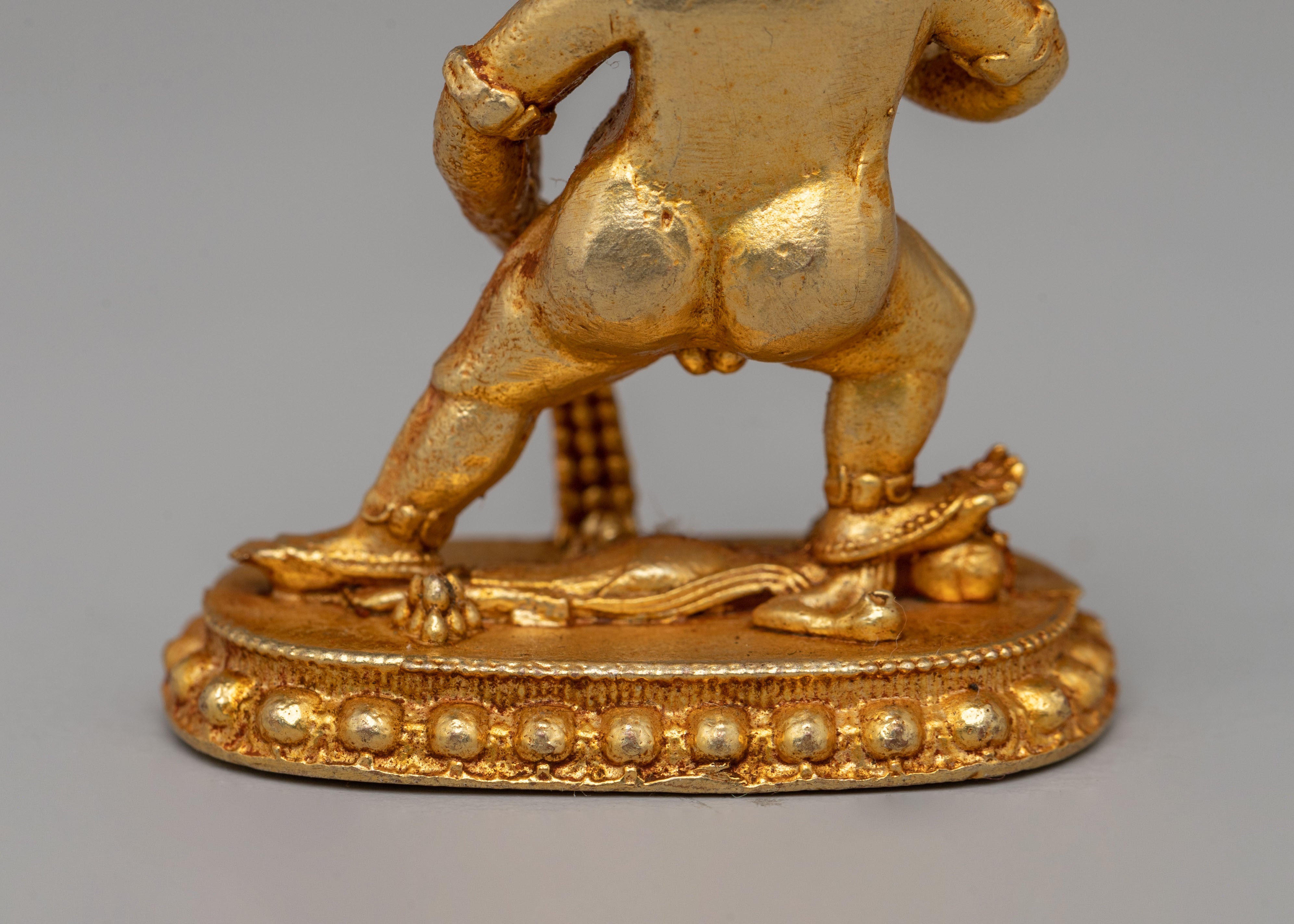 Sacred Black Dzambhala Deity Statue | Tibetan Wealth God for Prosperity