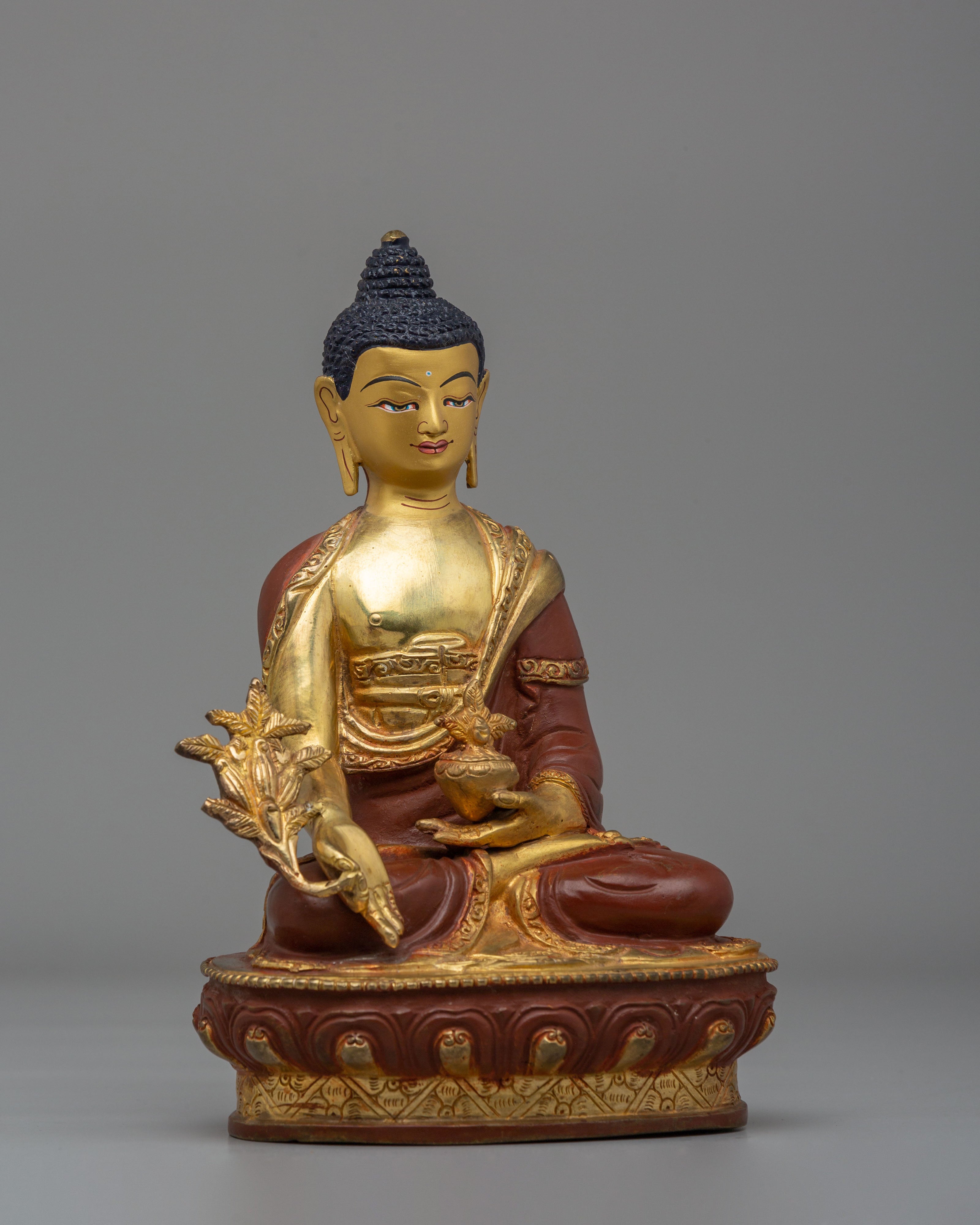 Medicine Buddha Healing Deity Statue | Tibetan Artwork