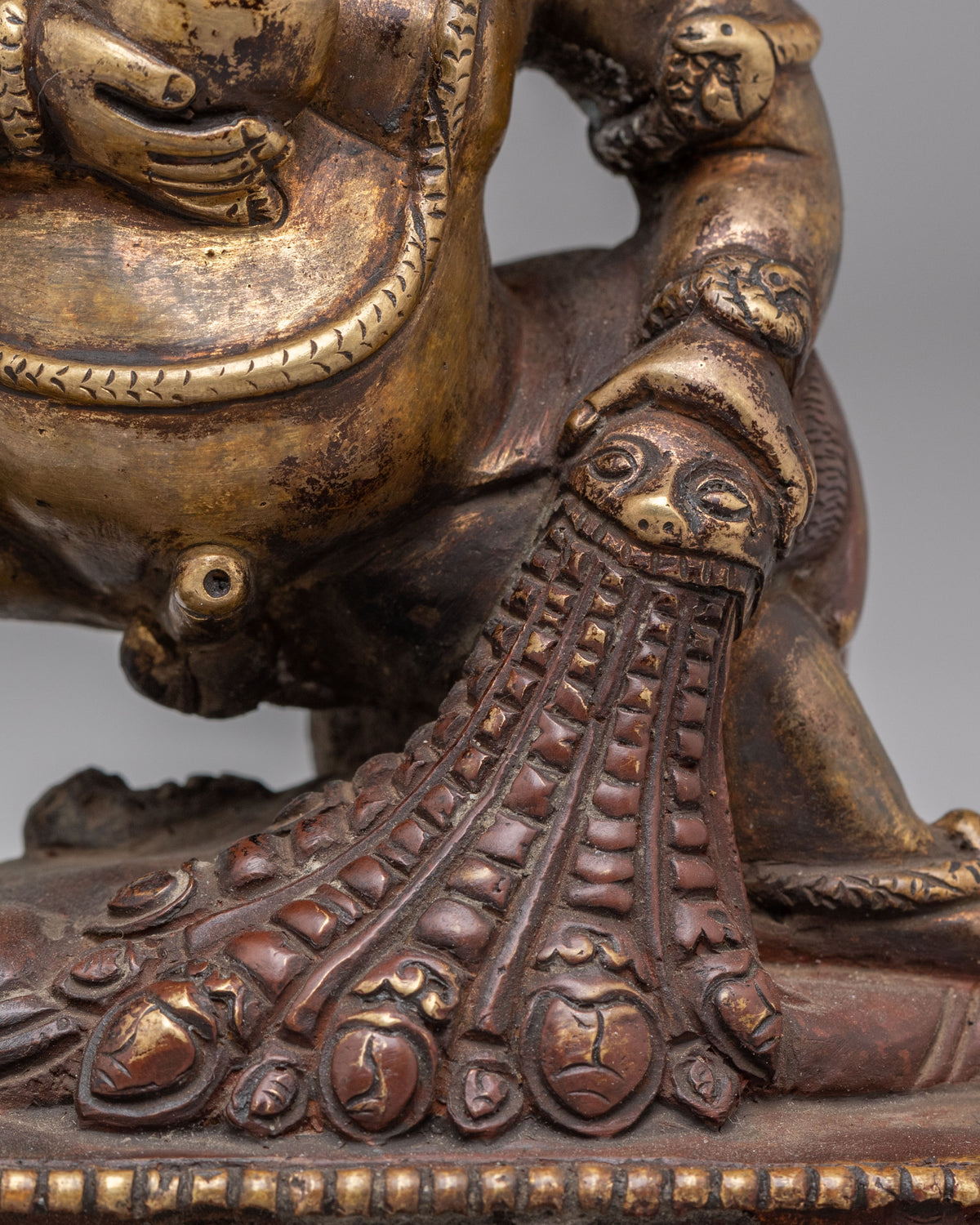 Sacred Black Dzambhala Art Statue | A Symbol of Prosperity