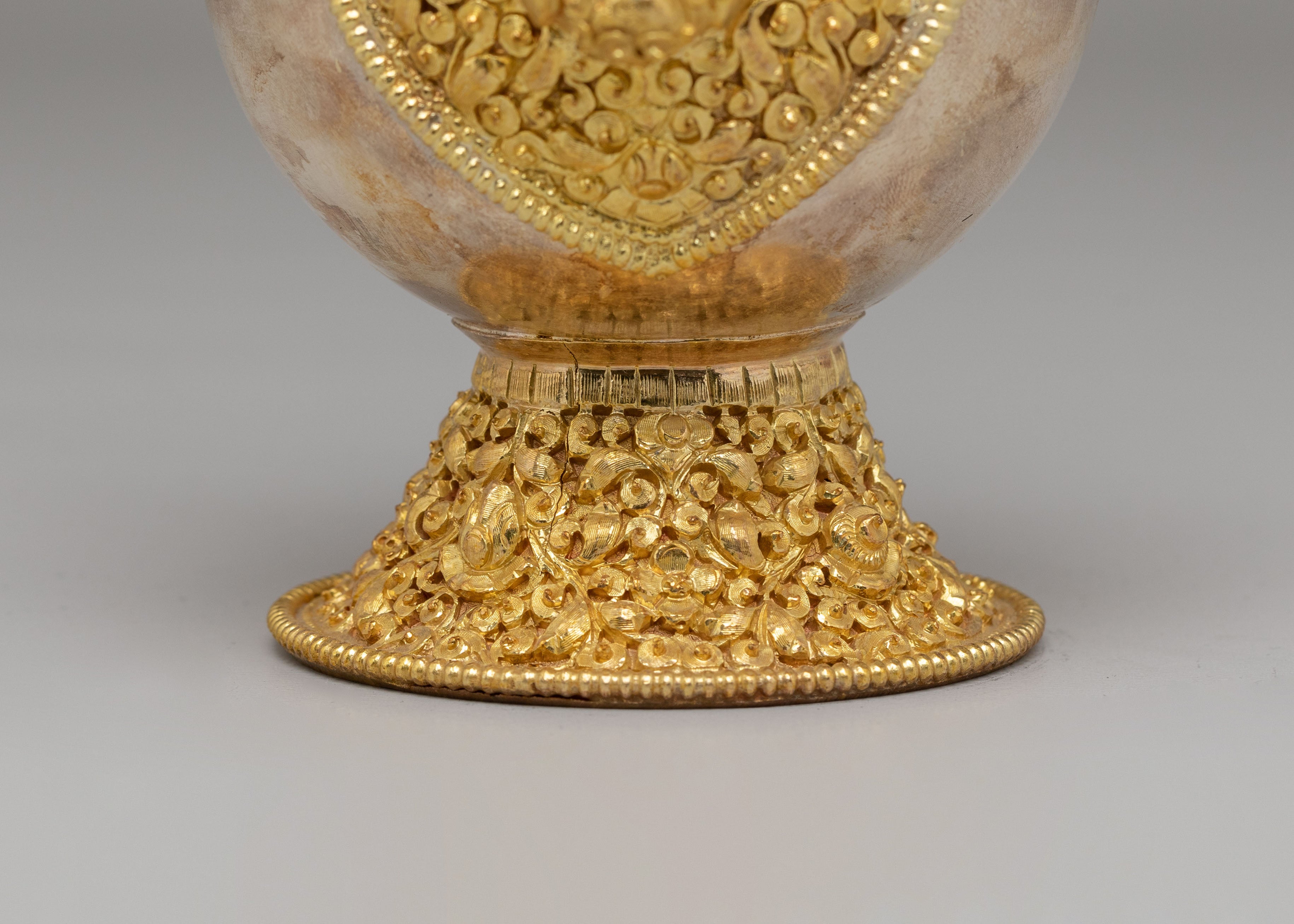 Spiritual Handcrafted Ritual Bhumba | Himalayan Altar Offering Pot