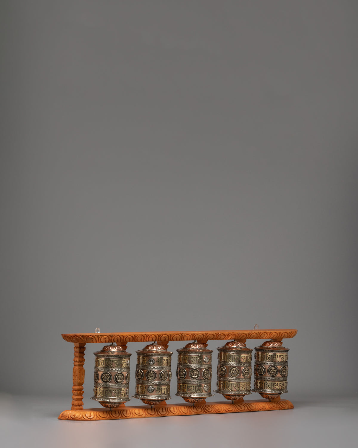 Tibetan Prayer Wheel Set | Meditation & Spiritual Decor
