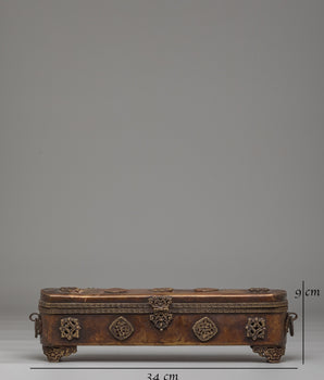 Traditional Tibetan Incense Box | Himalayan Altar Decor