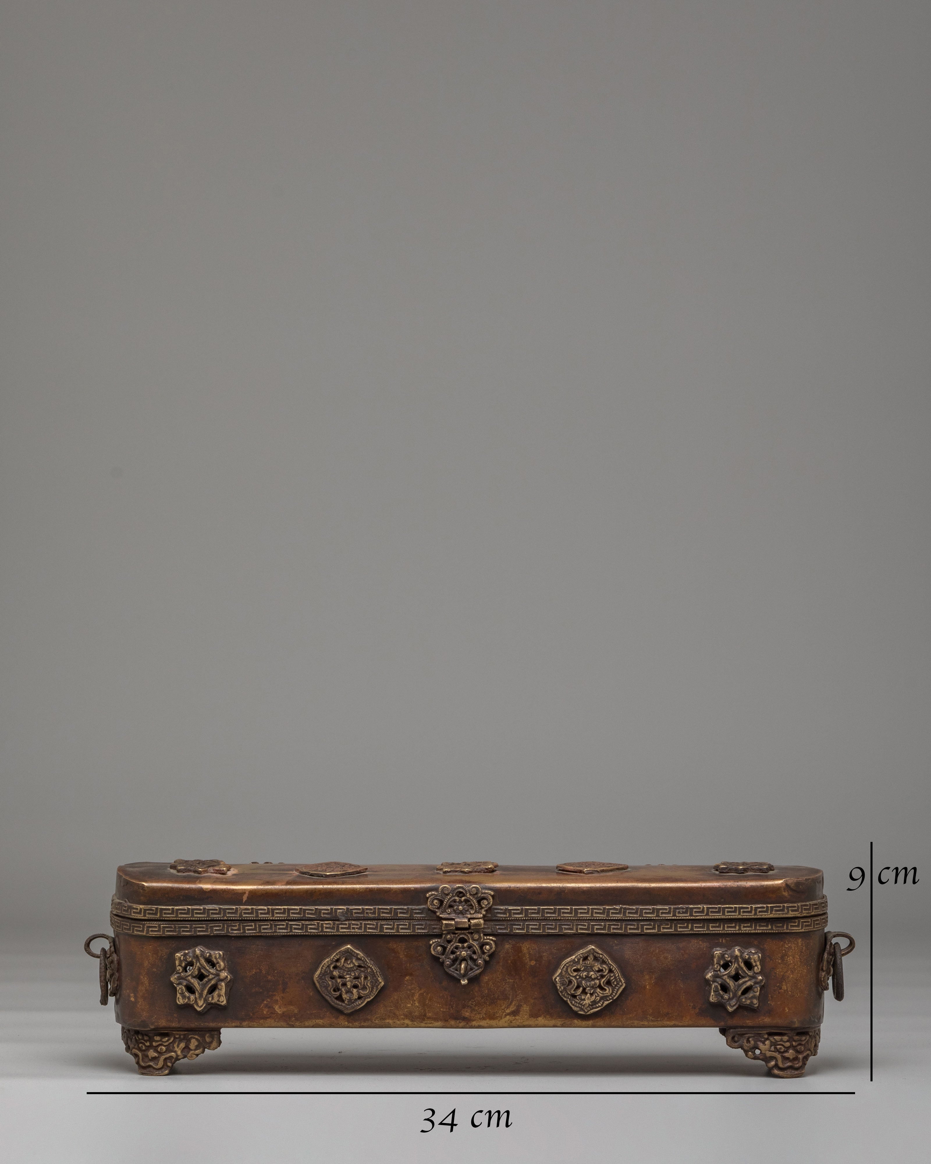 Traditional Tibetan Incense Box | Himalayan Altar Decor
