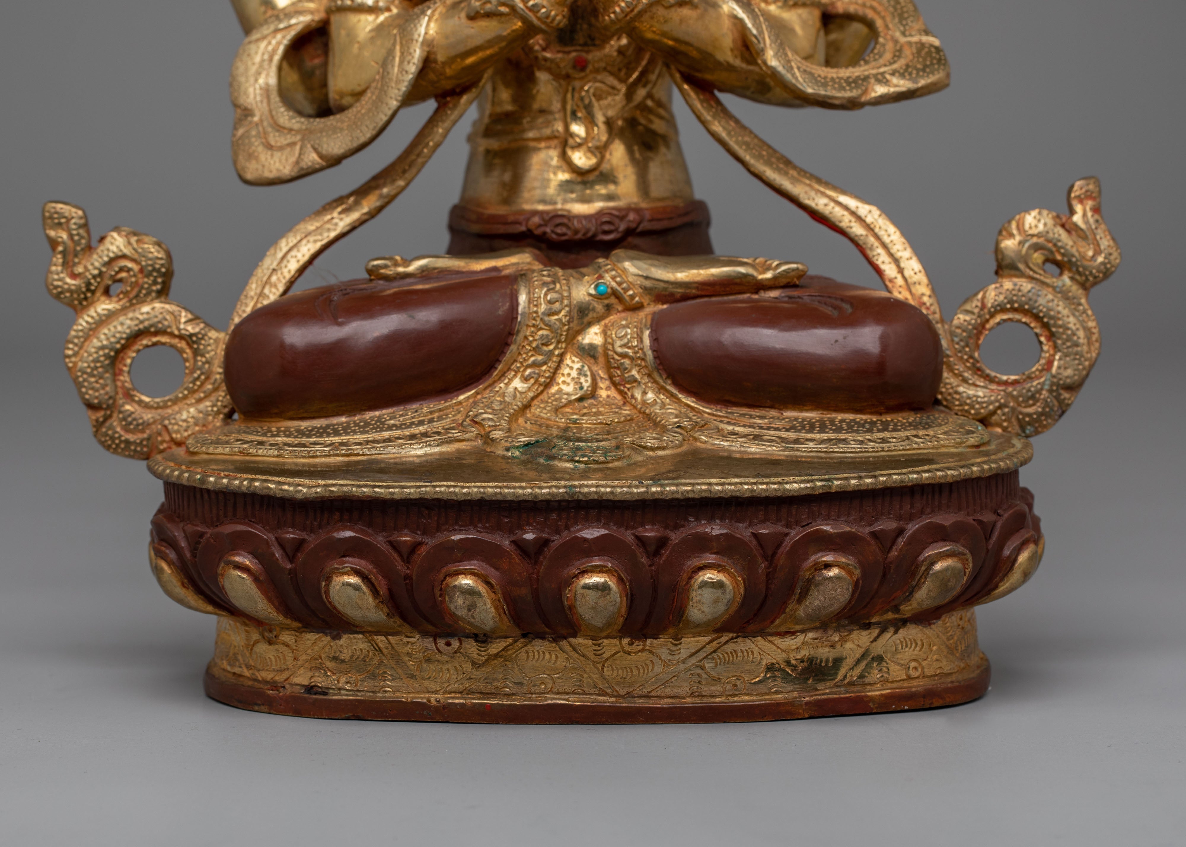 Ceremonial Chenrezig Shrine Statue | Tibetan Buddhist Altar Decor