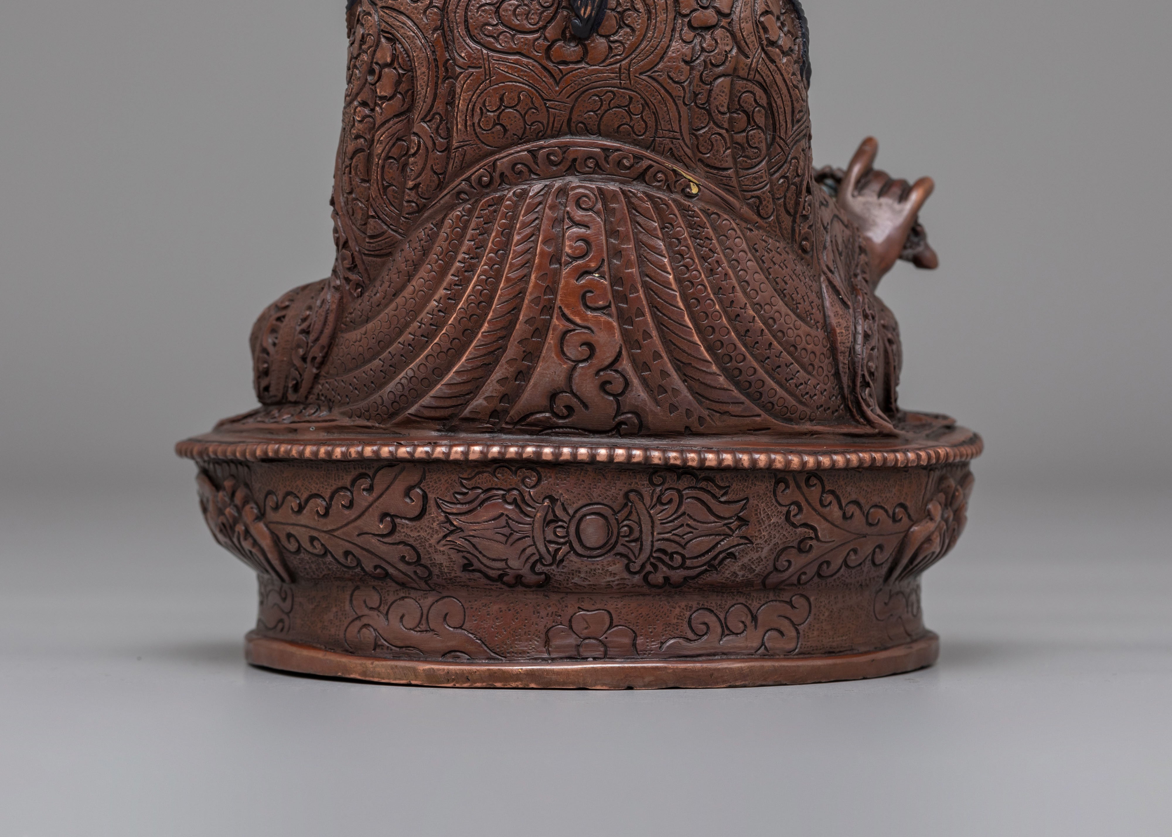 Sacred Padmasambhava Deity Sculpture | Sacred Tibetan Decor