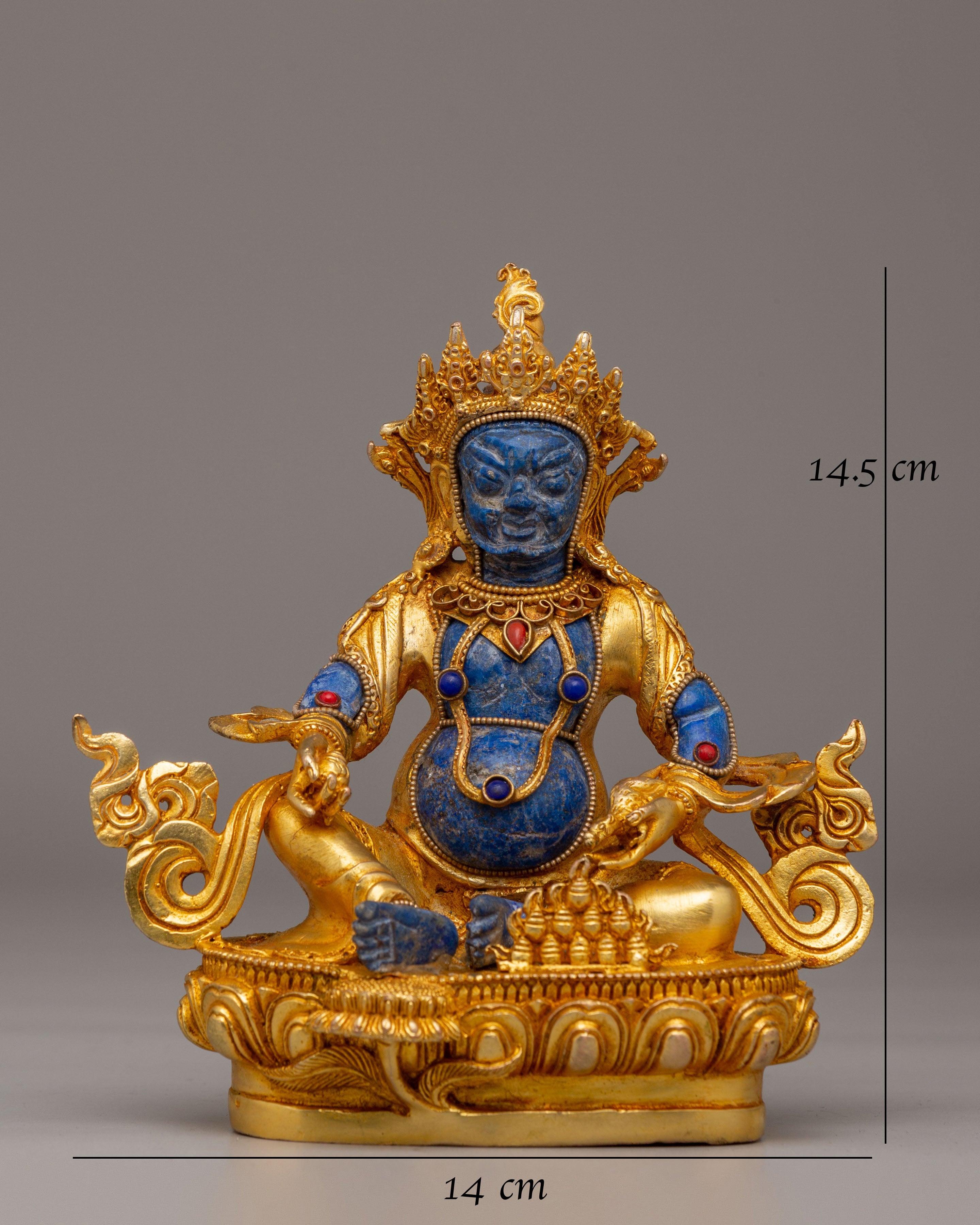 Sacred Dzambhala Deity Statue | Tibetan Wealth Deity