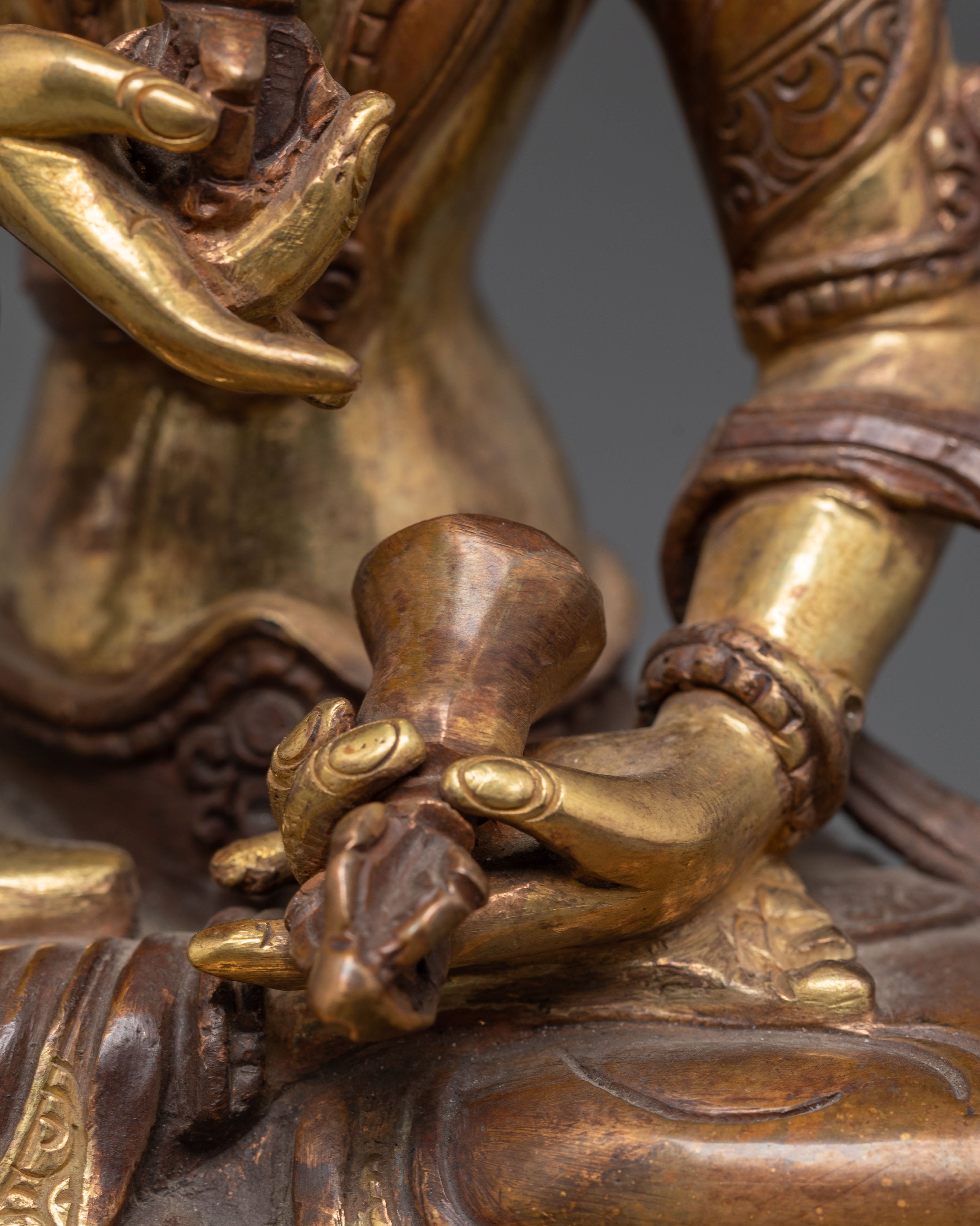 Tibetan Vajrasattva Purification Deity Statue | Vajrayana Art