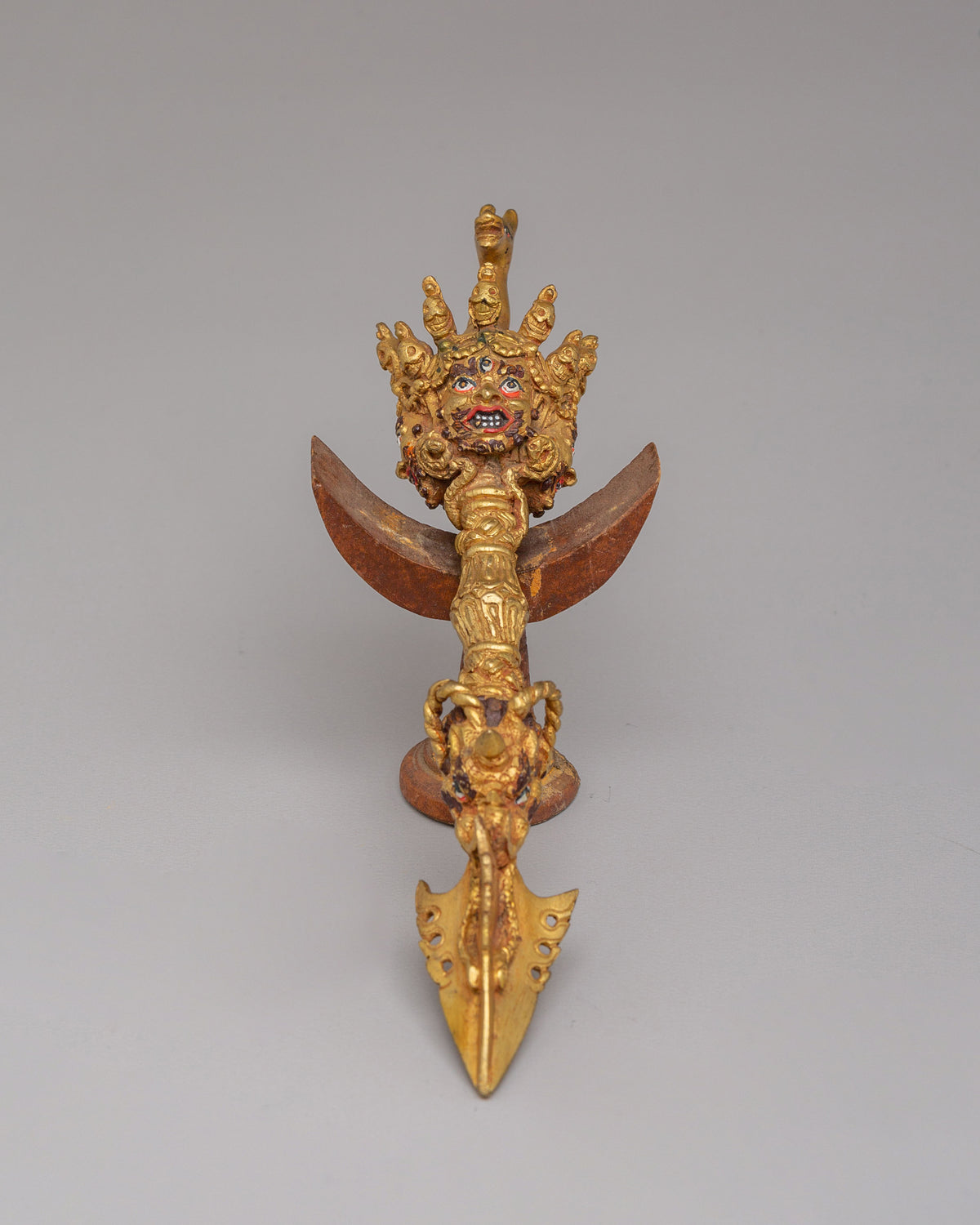 Spiritual Ritual Phurba Dagger | Handcrafted Tantric Dagger for Meditation & Altar