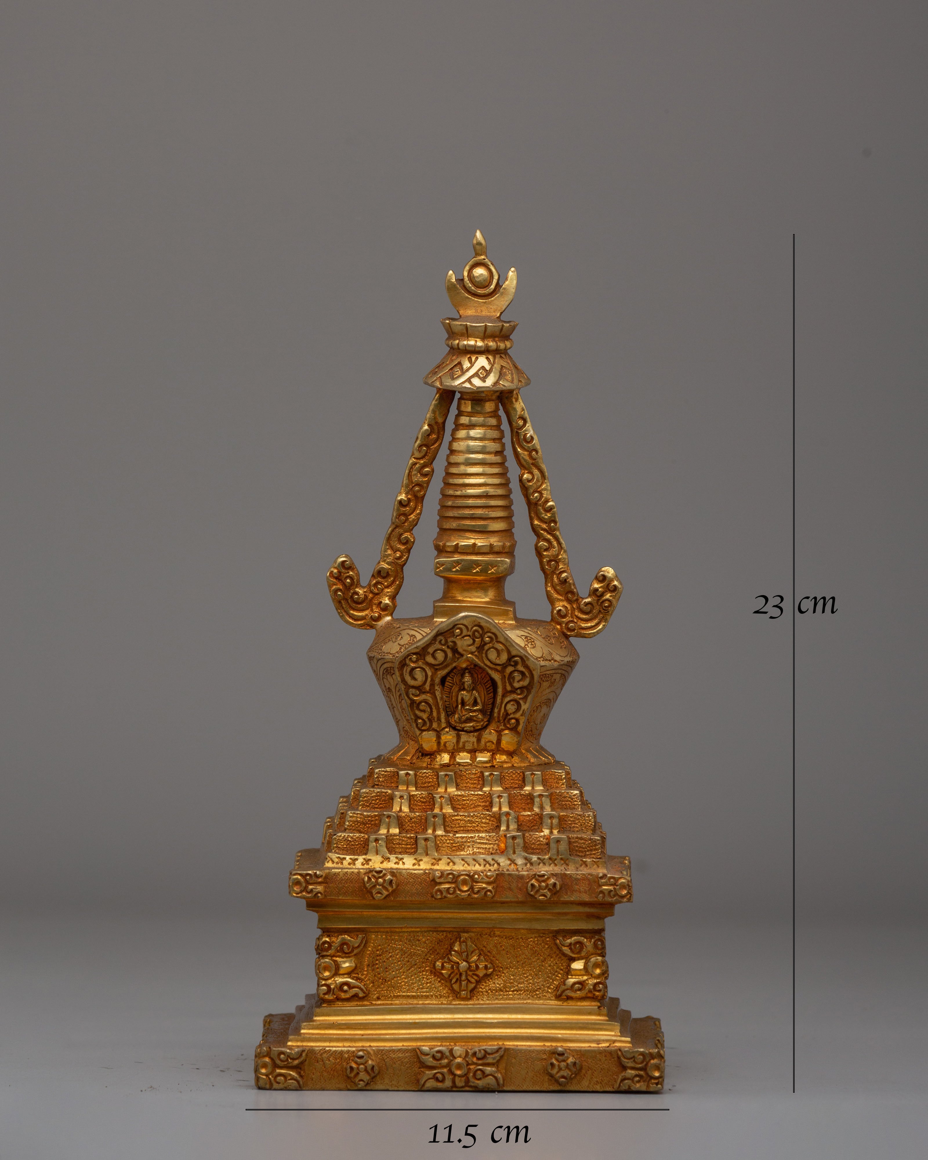 Traditional Tibetan Prayer Stupa | Many Doors Stupa