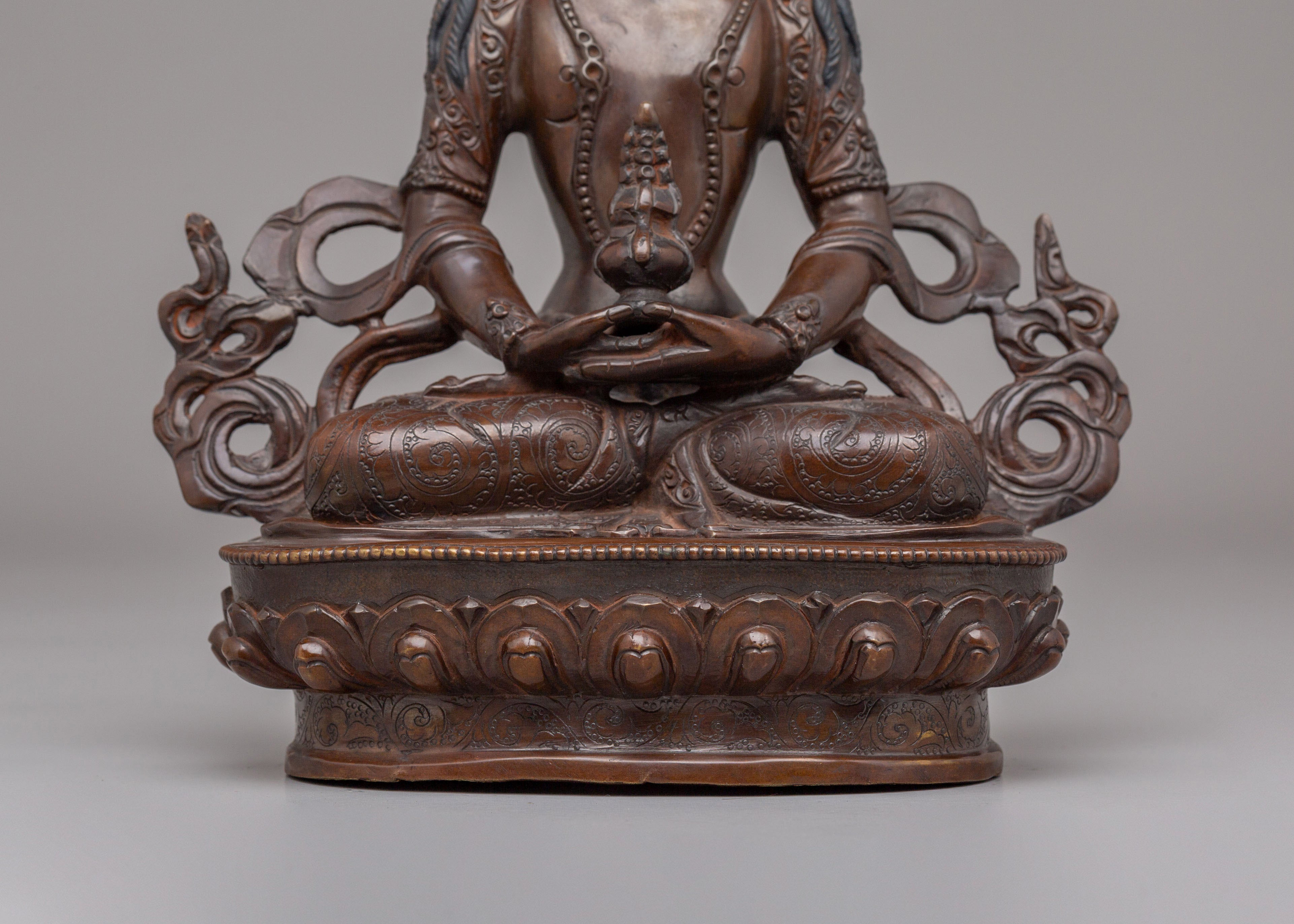 Traditional Altar Amitayus Statue | Symbol of Infinite Life and Compassion