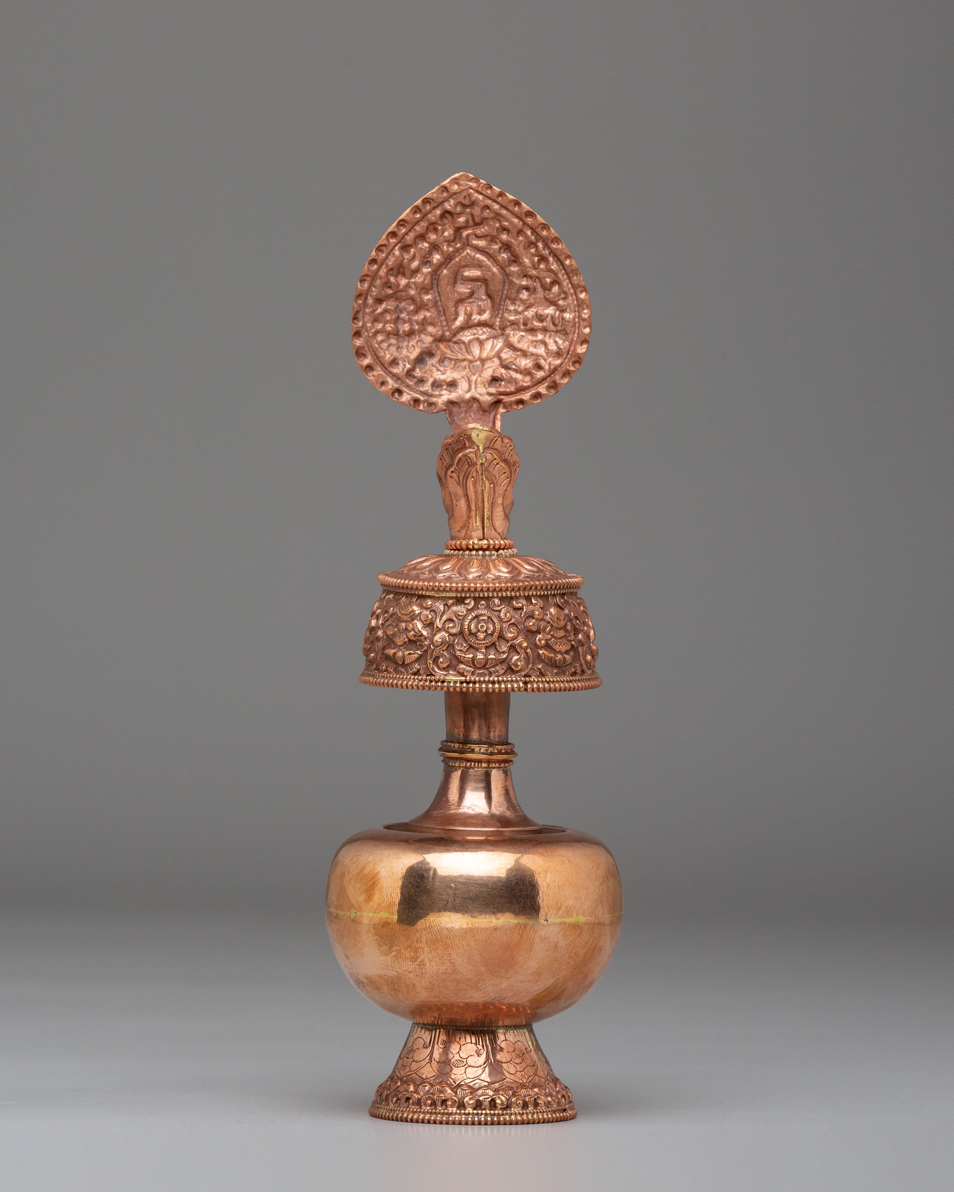 Handmade Traditional Bhumba | Tibetan Copper Ritual Art