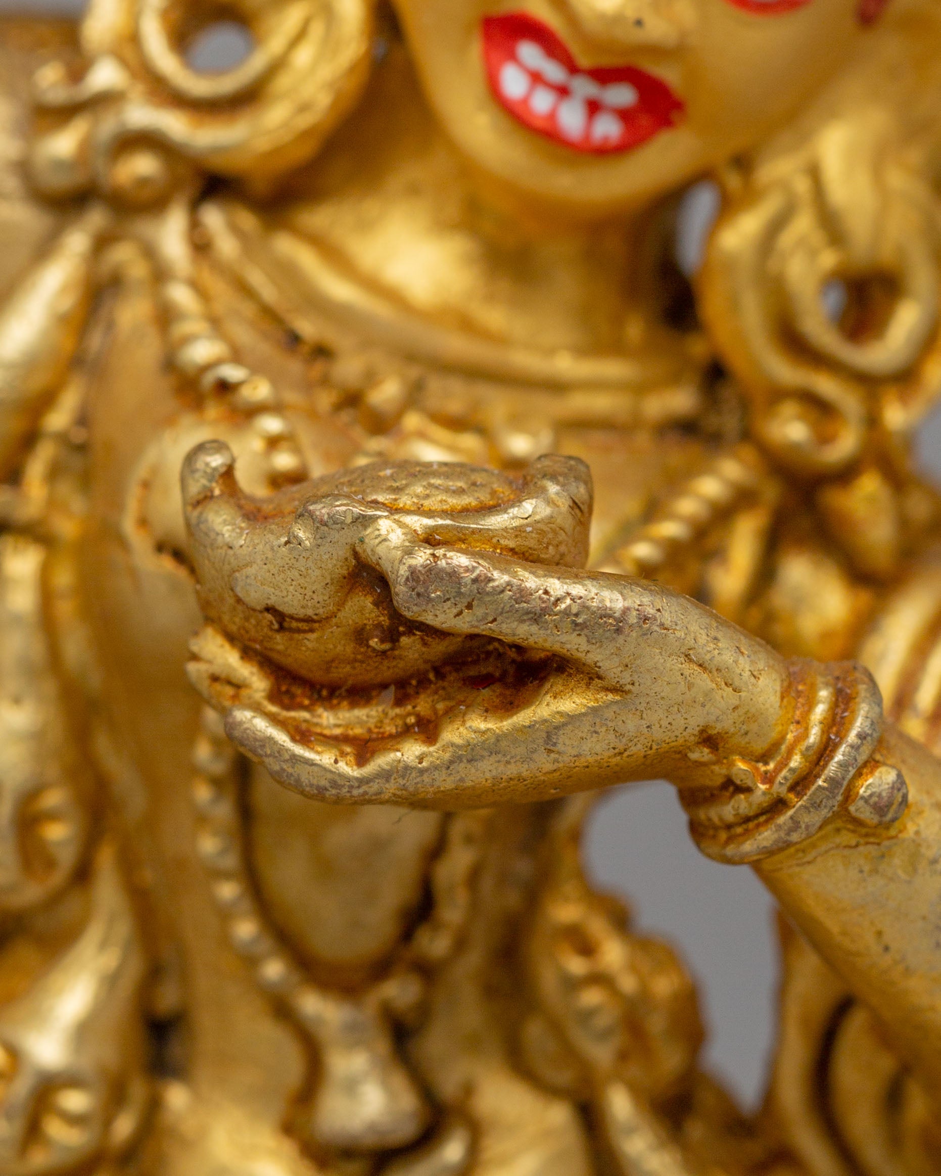 Wrathful Dorje Phagmo Statue | Tibetan Wisdom Goddess for Meditation