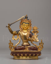 Sacred Wisdom Buddha Manjushri Statue