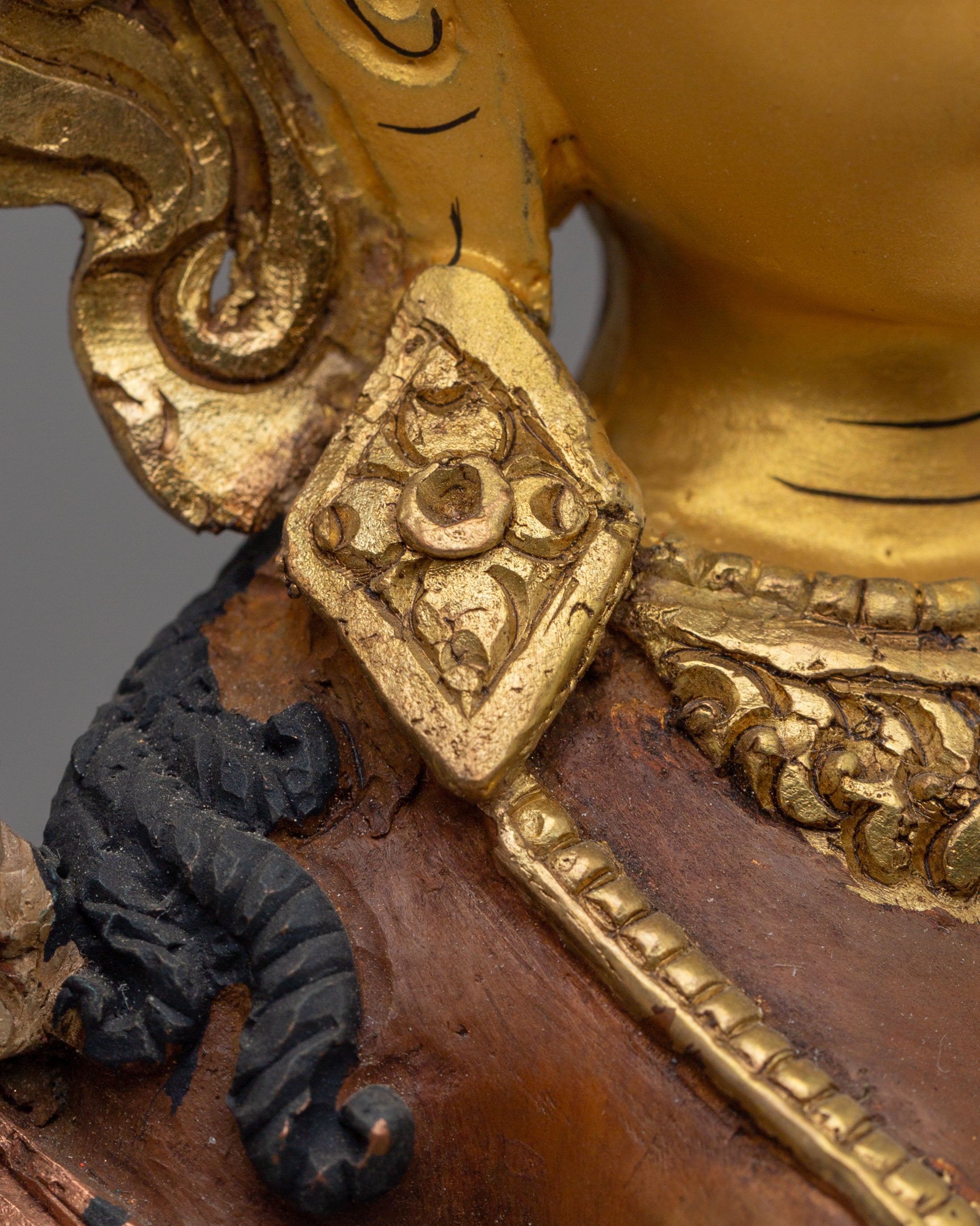 Handcrafted Tibetan White Tara Copper Statue | Spiritual Goddess Statue