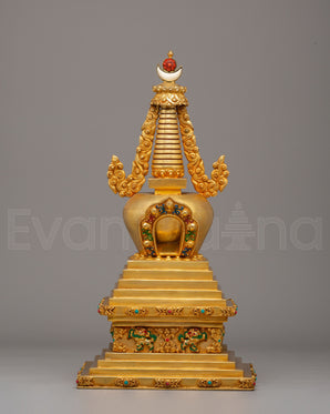 Sacred Buddhist Enlightenment Stupa 