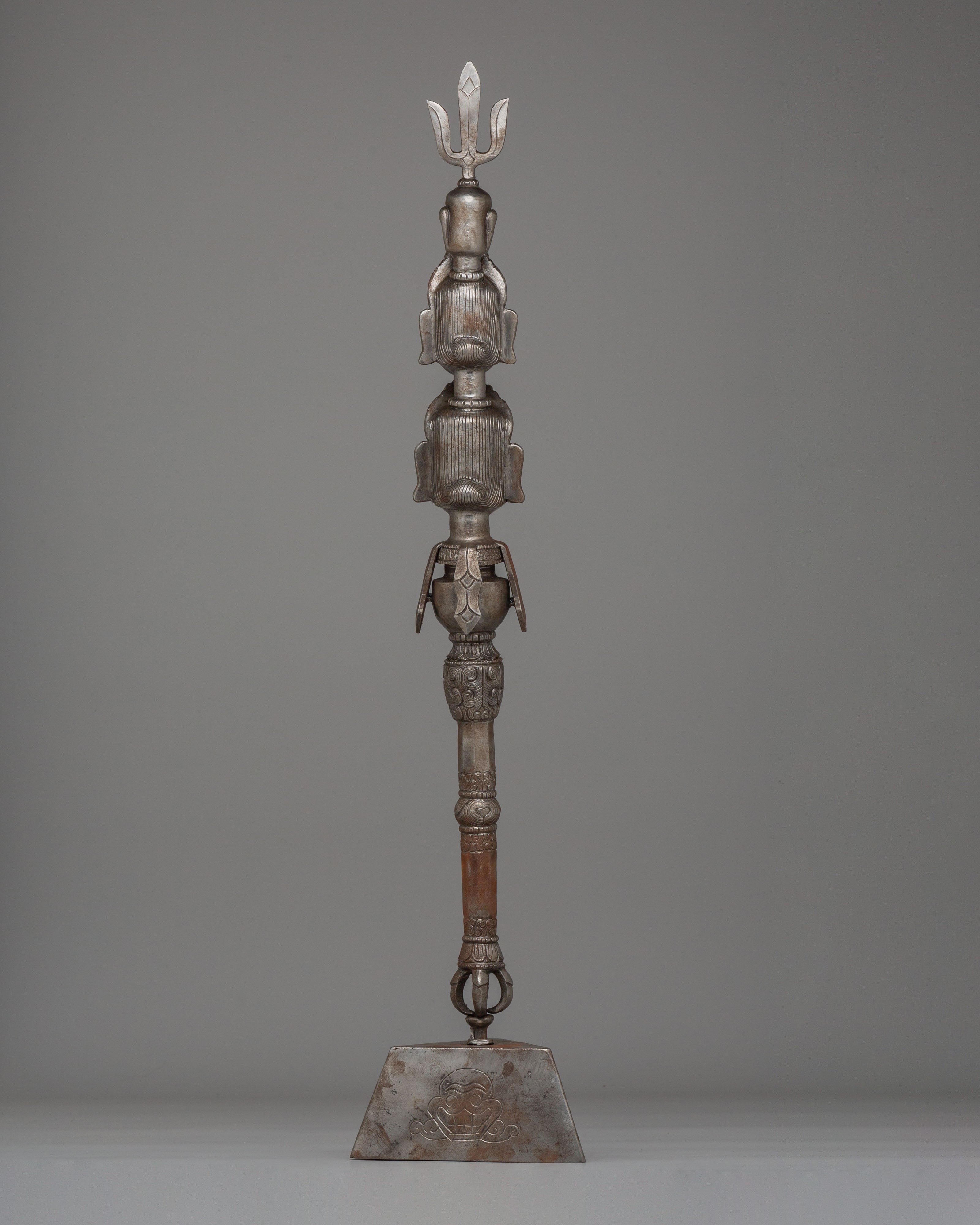 Buddhist Ceremonial Khatang | Tibetan Ritual Tool for Ceremonies & Offerings